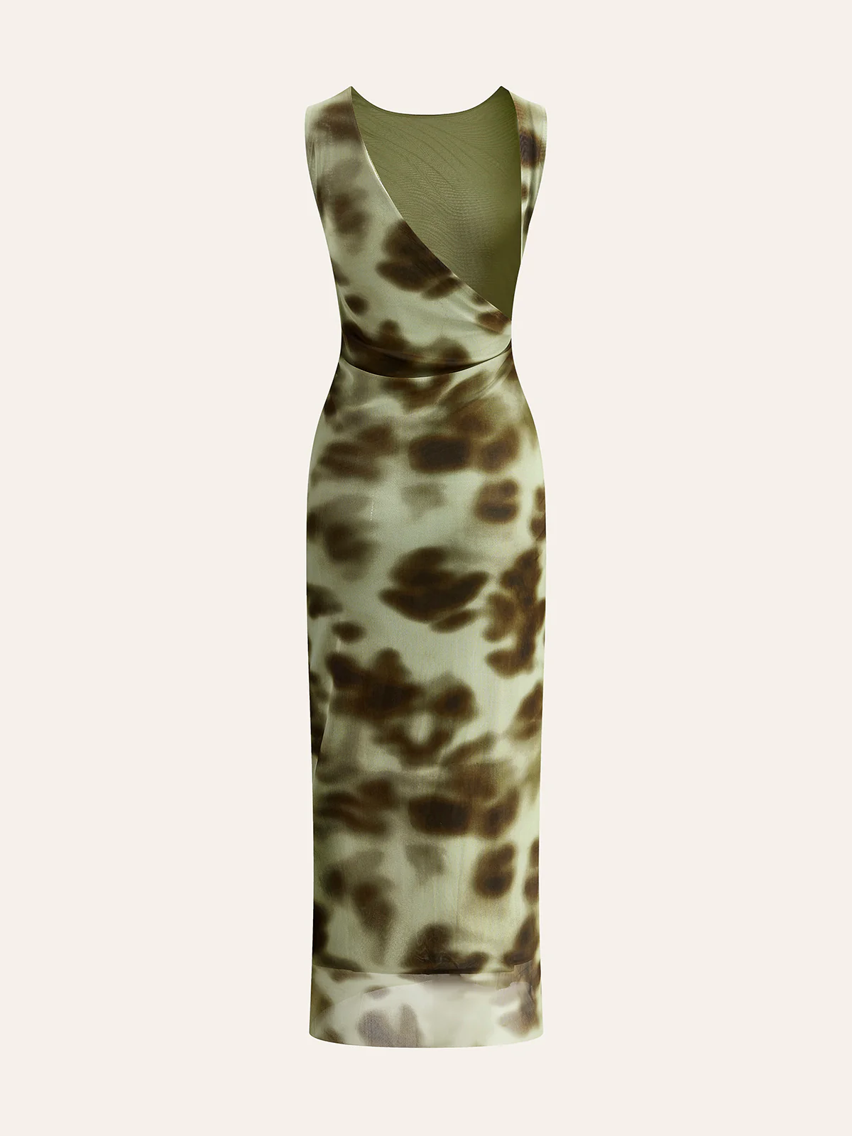 Boho Print Mesh Dress - Takermore