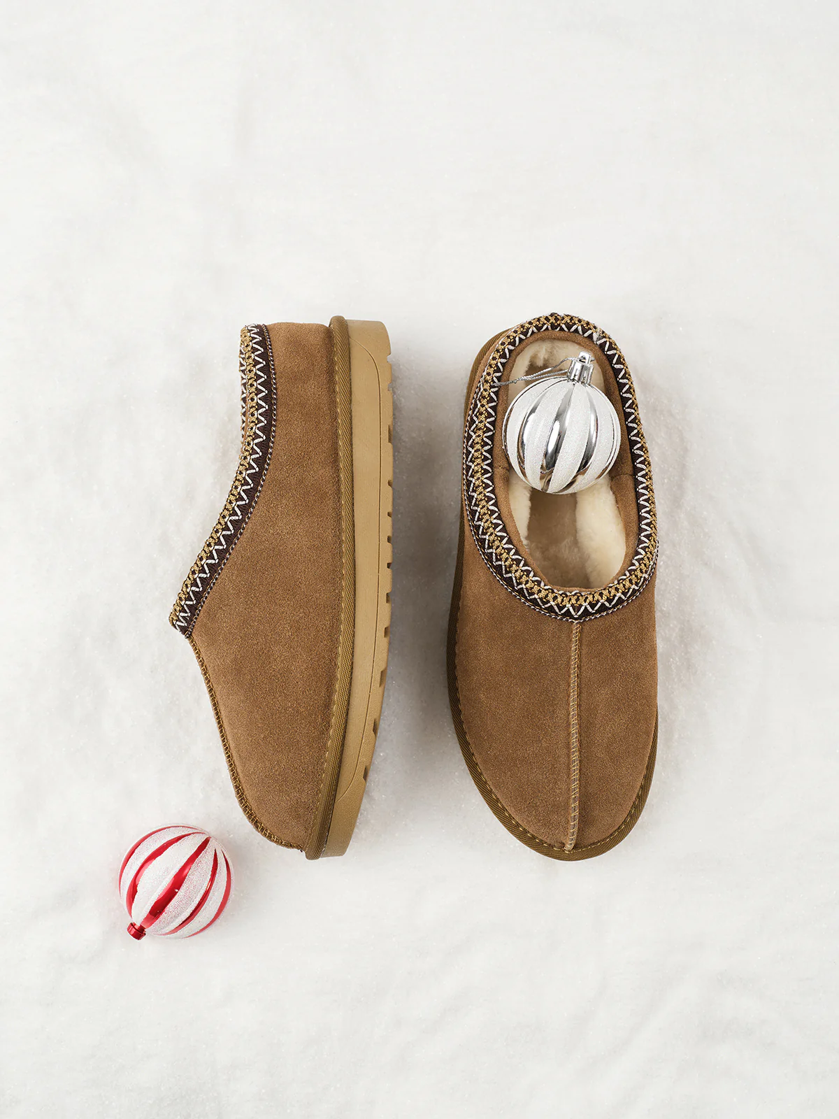 Women Fur Lined Slippers - Takermore