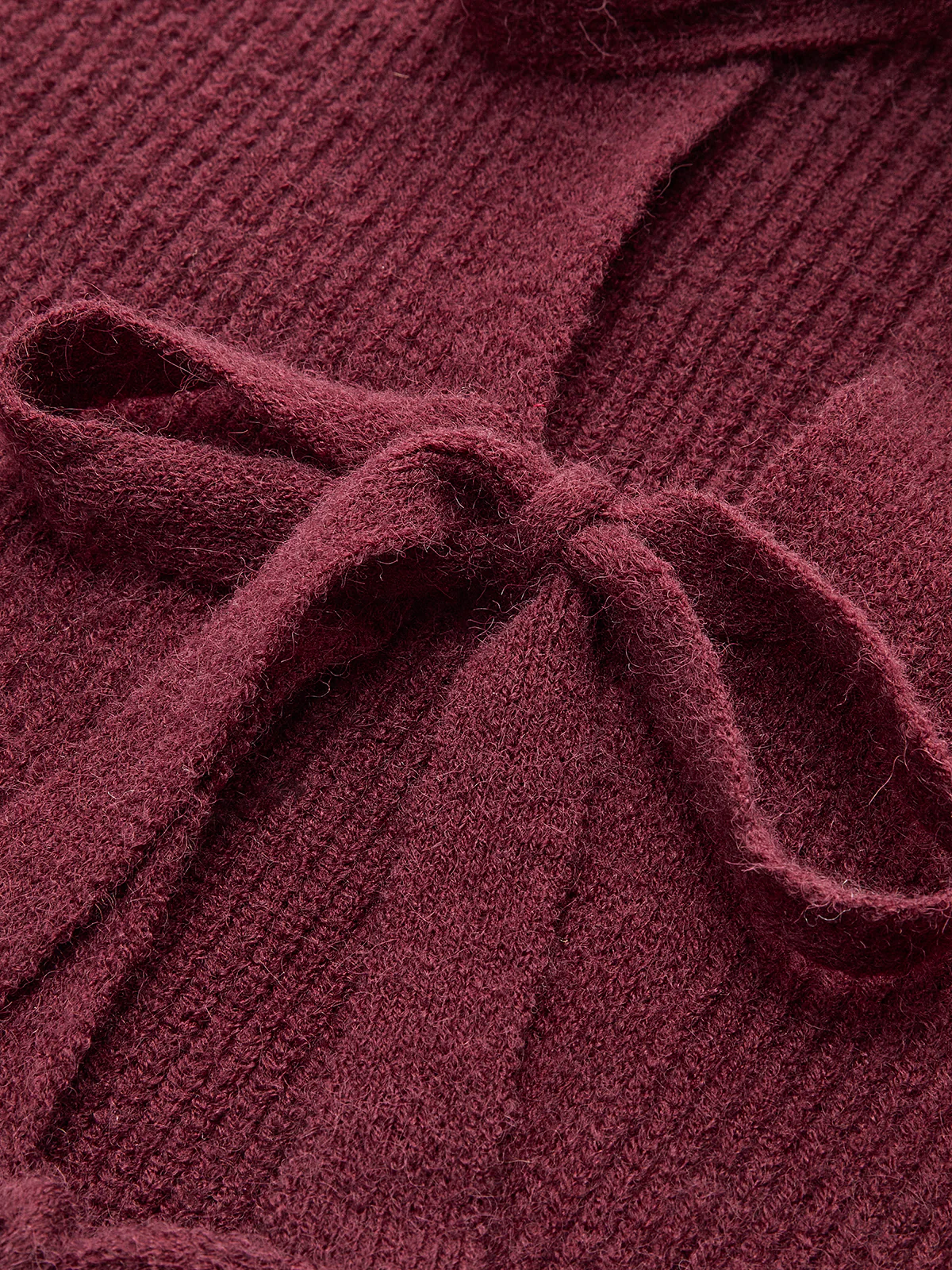 Lace Up Bow Cardigan - Takermore