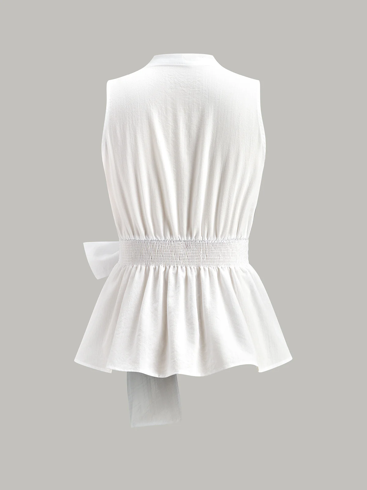 Wrap Tie Peplum Top - Takermore