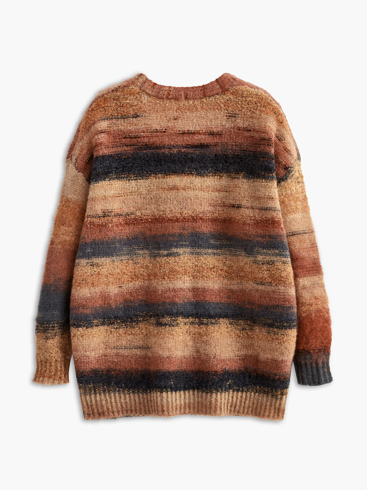 V-Neck Ombre Oversized Cardigan - Takermore