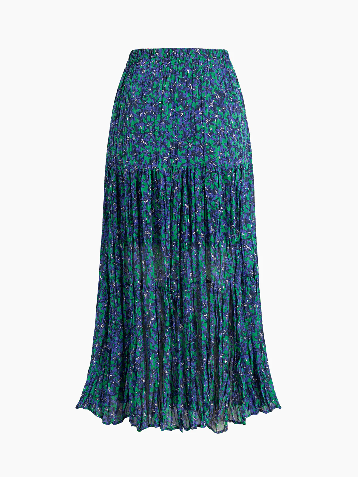 Orchid Pleat Long Skirt - Takermore