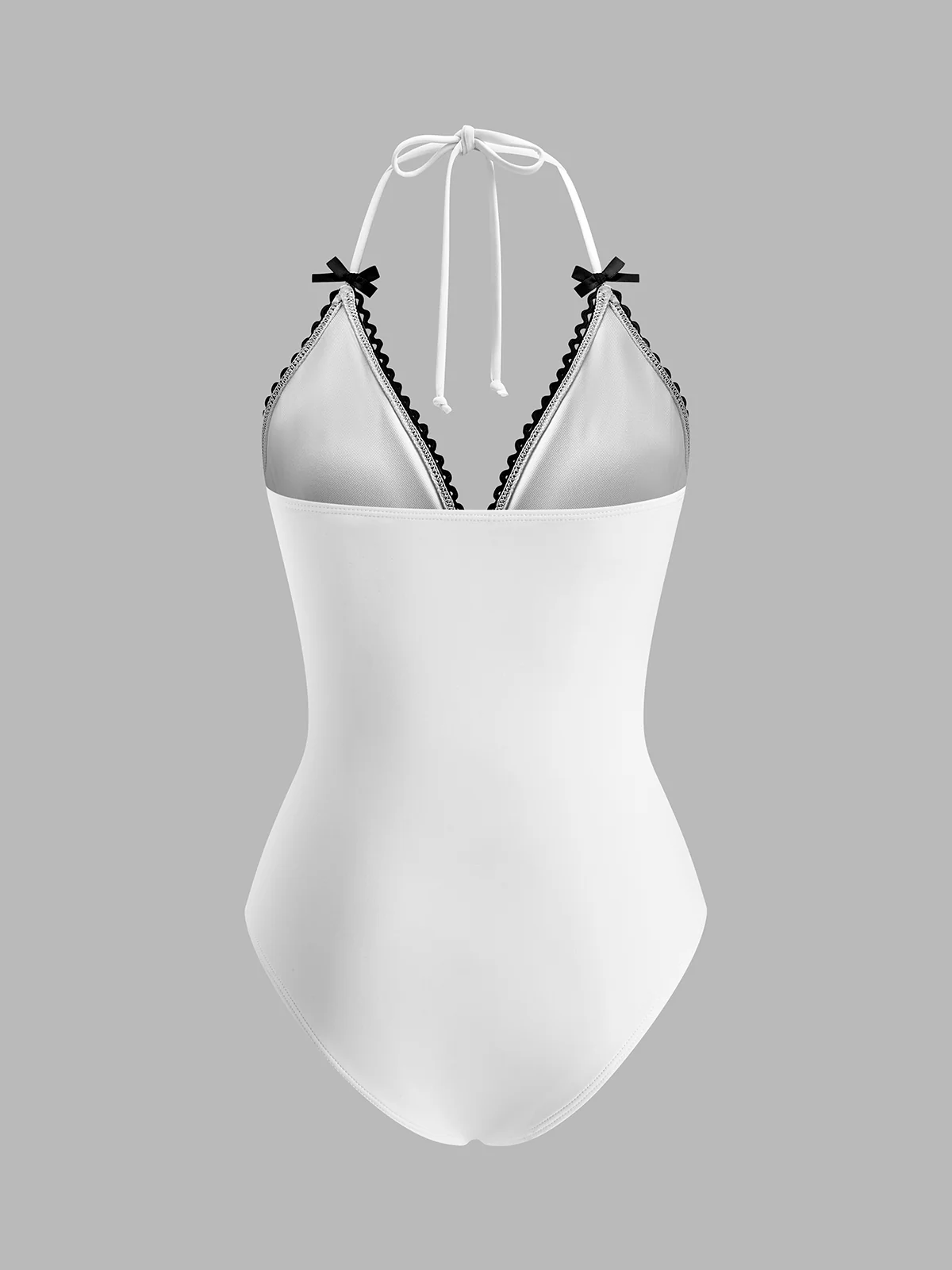 Bow Detail Tie-Back Swimsuit - Takermore