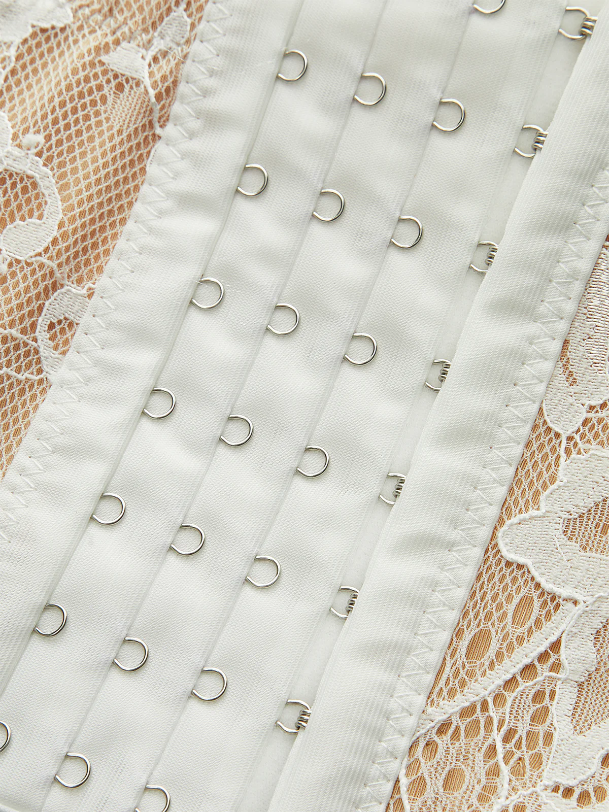 Lace-Trimmed Corset Top with Thin Straps - Takermore