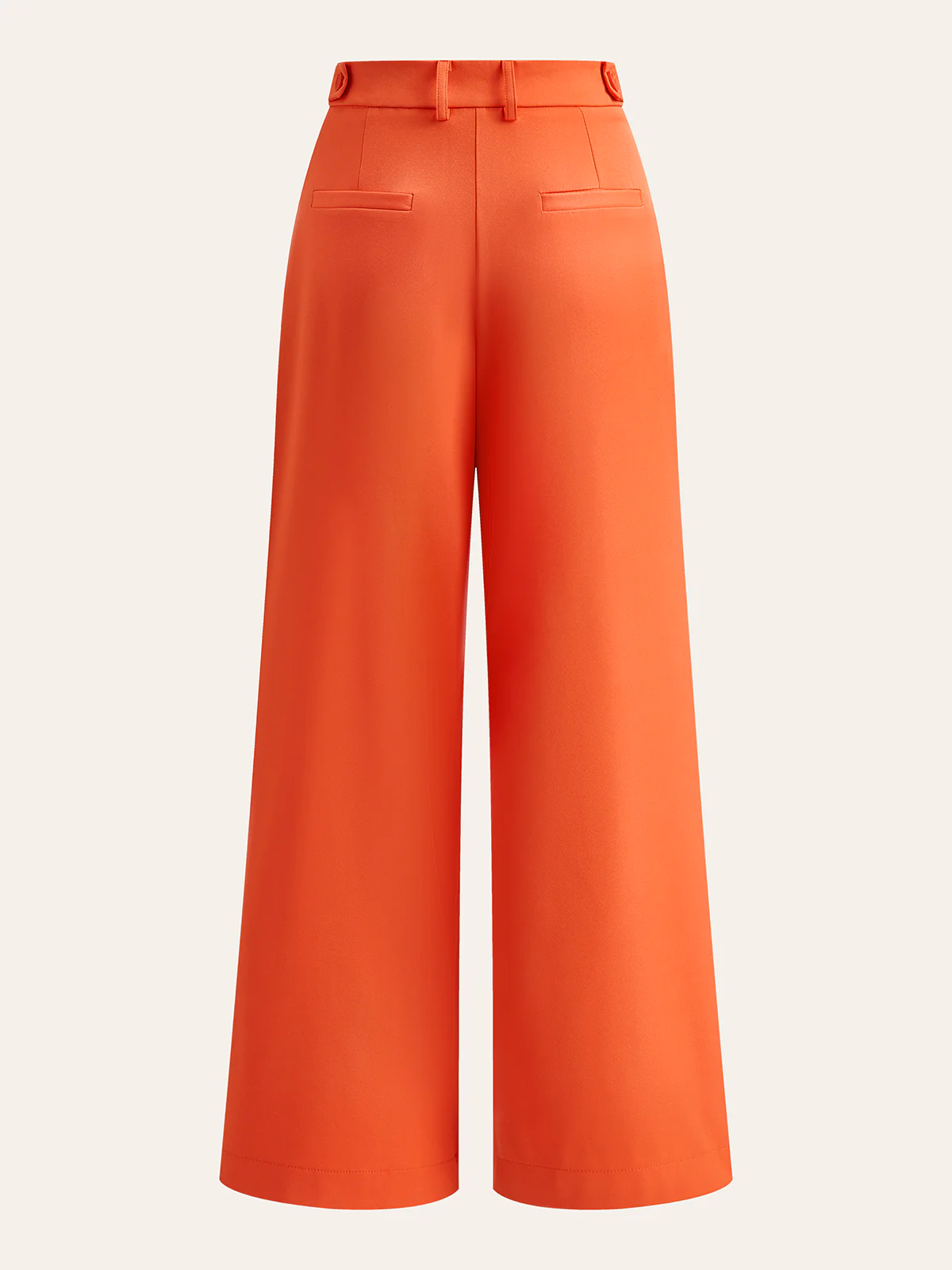 Mid-Waist Pleated Wide-Leg Pants - Takermore