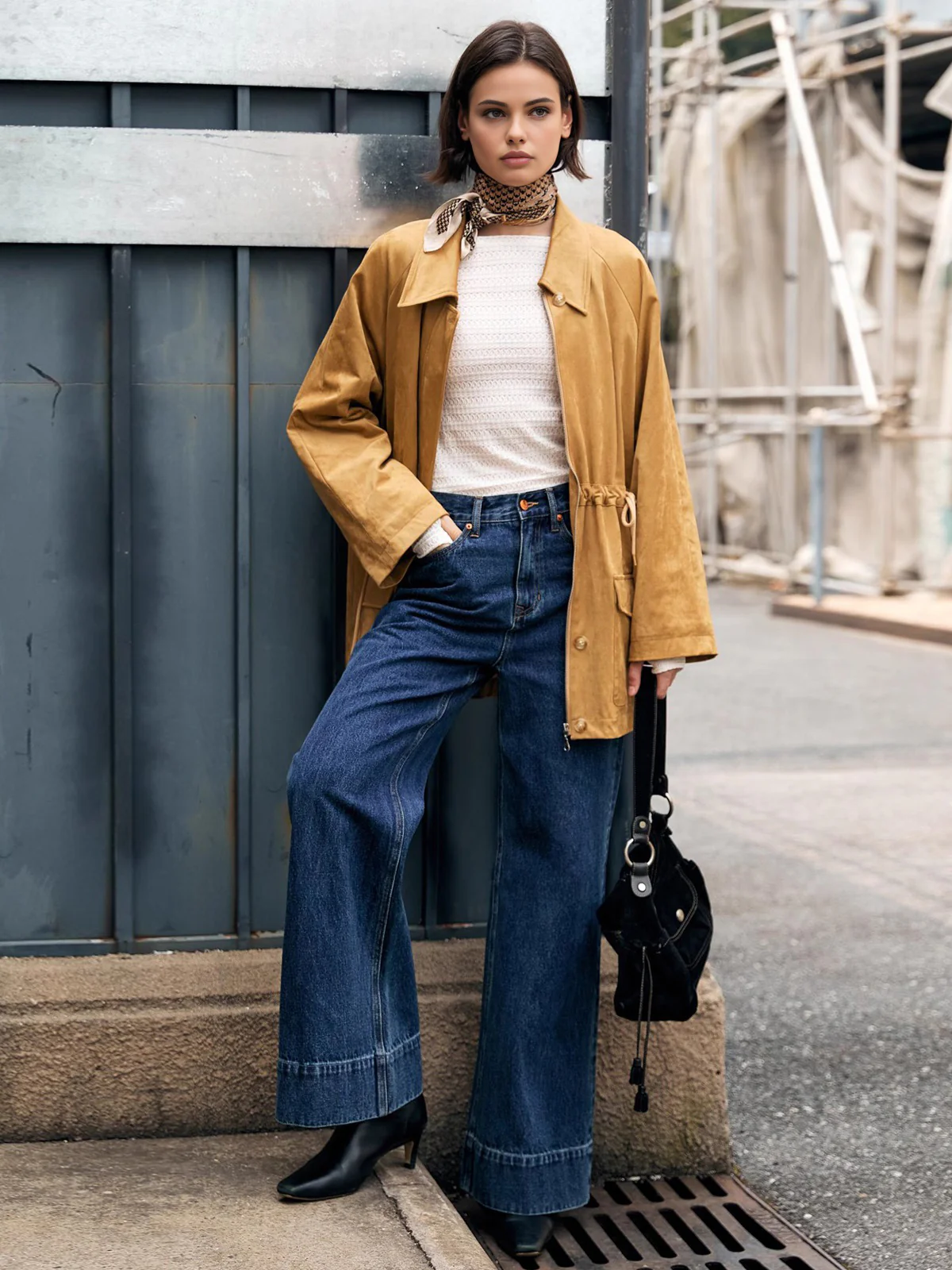 Semi-Sheer Finger Hole Plisse Top - Takermore