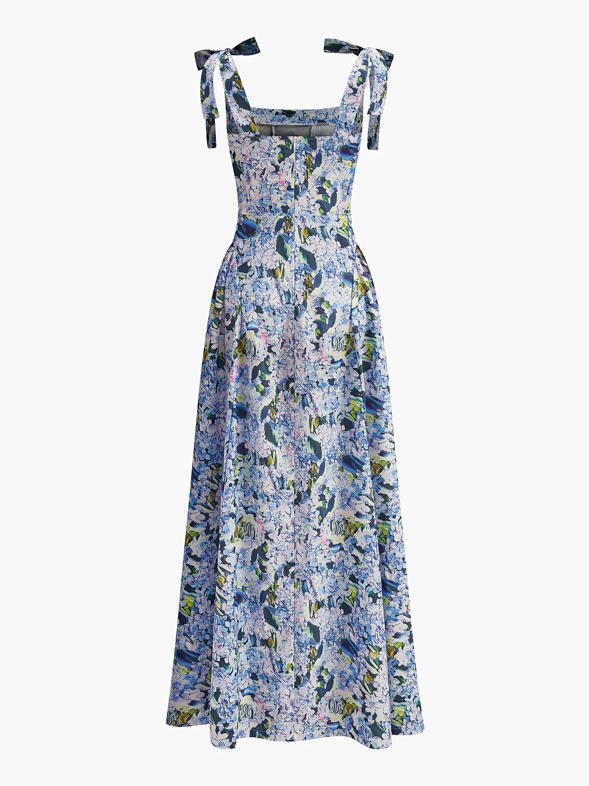 Floral Print Tie-Strap Dress - Takermore