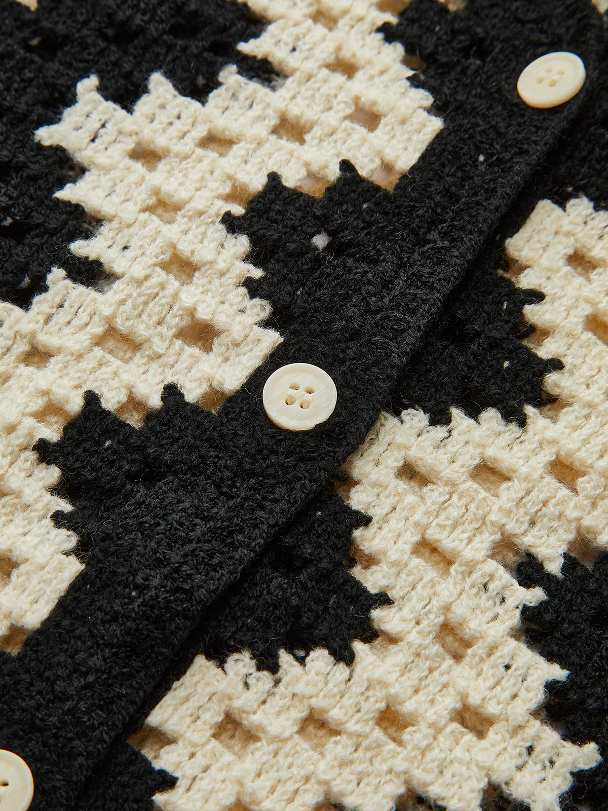 V-Neck Chevron Breasted Cardigan - Takermore