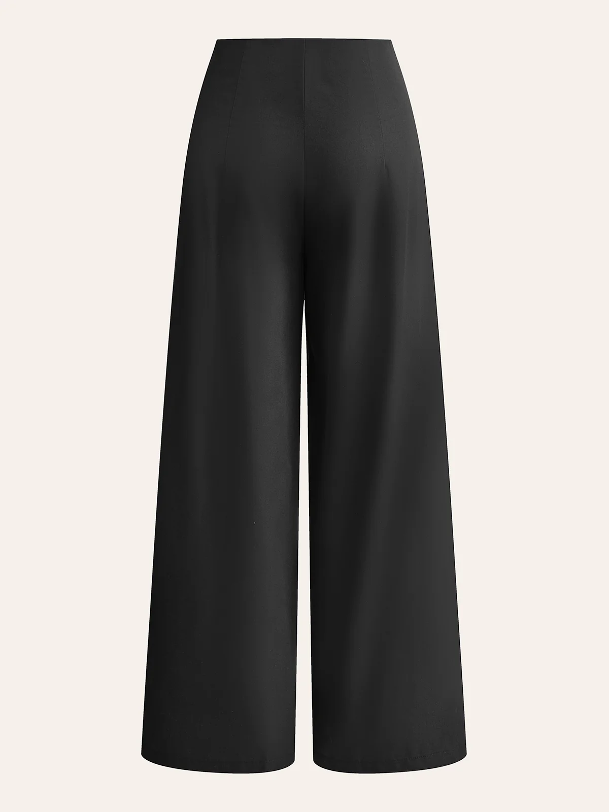 Embroidered High-Waist Wide-Leg Pants - Takermore