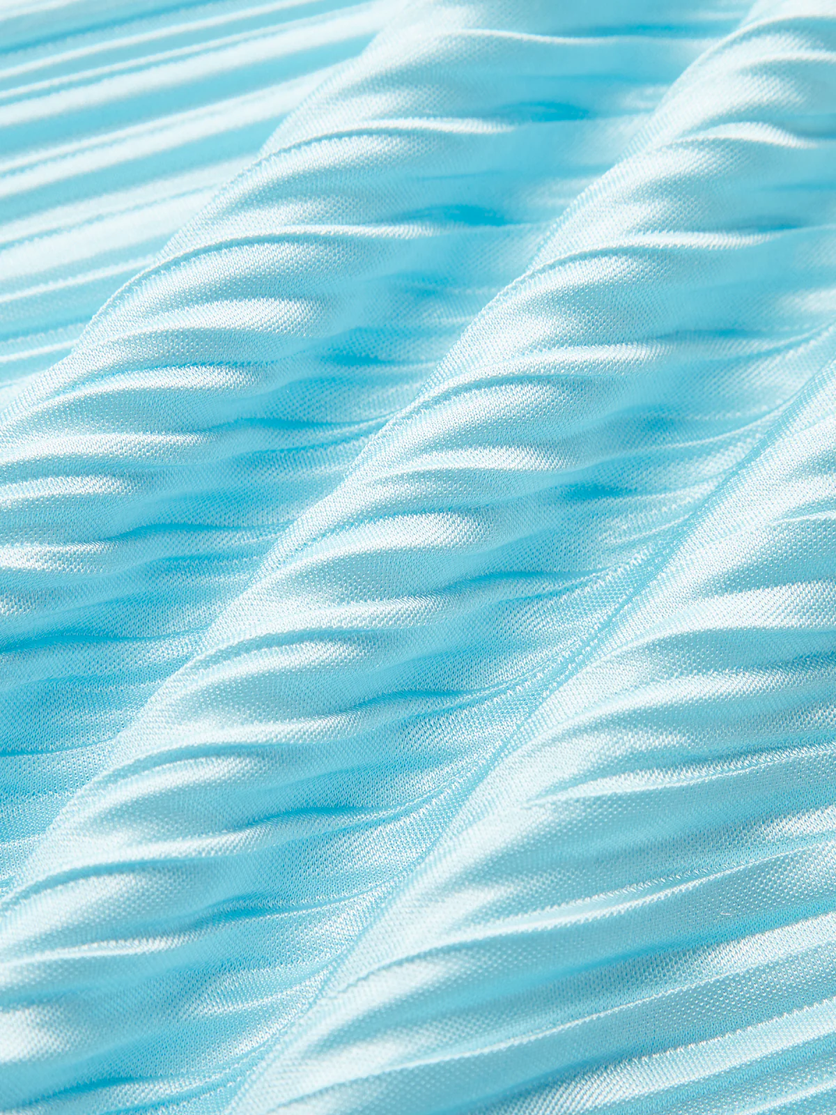 Belted Pleated Long-Sleeve Midi Dress - Takermore