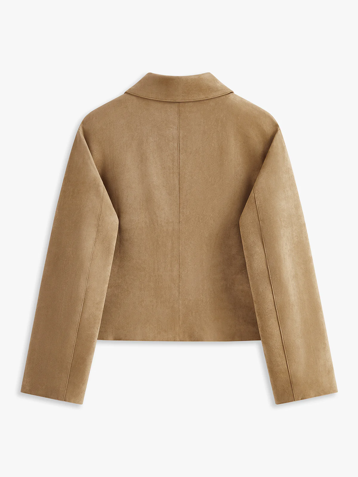 Suede Soft Button Lapel Jacket - Takermore