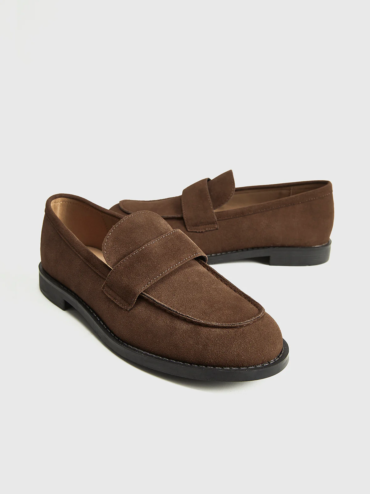 Suede Penny Loafers - Takermore
