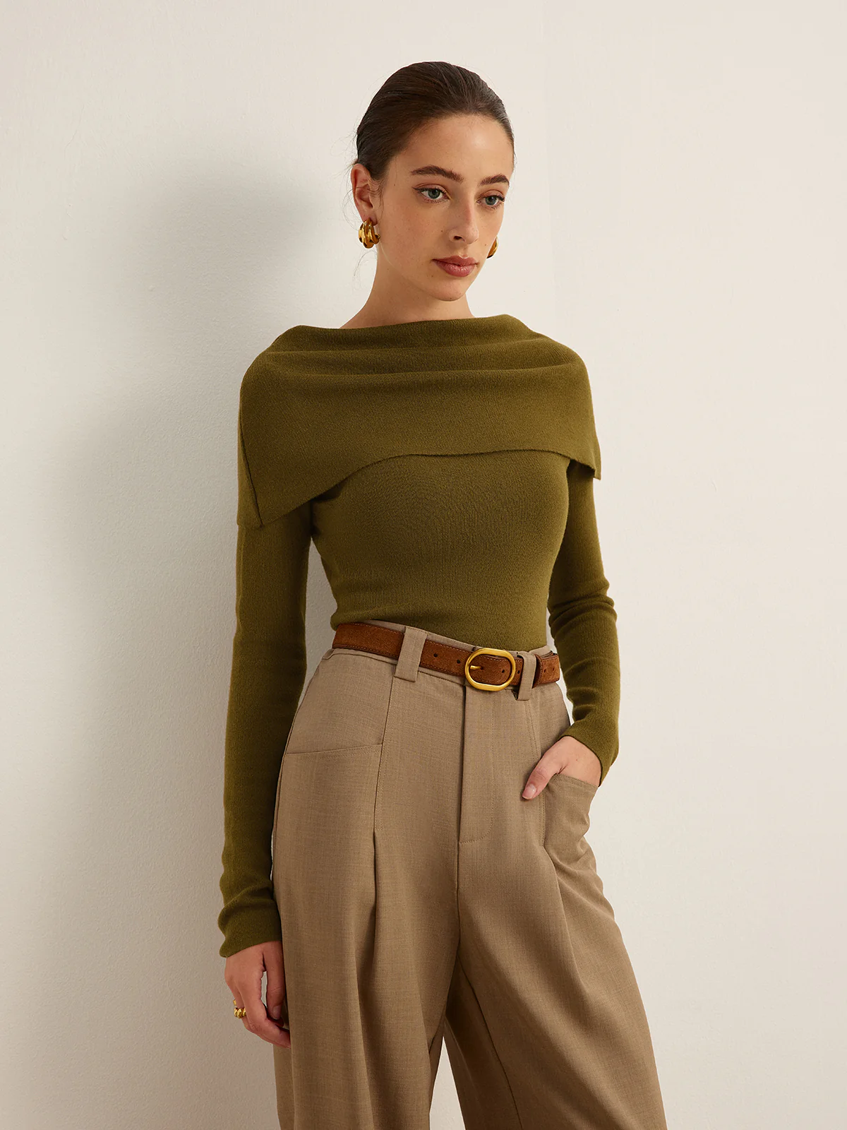 Wool-Blend Skinny Sweater - Takermore