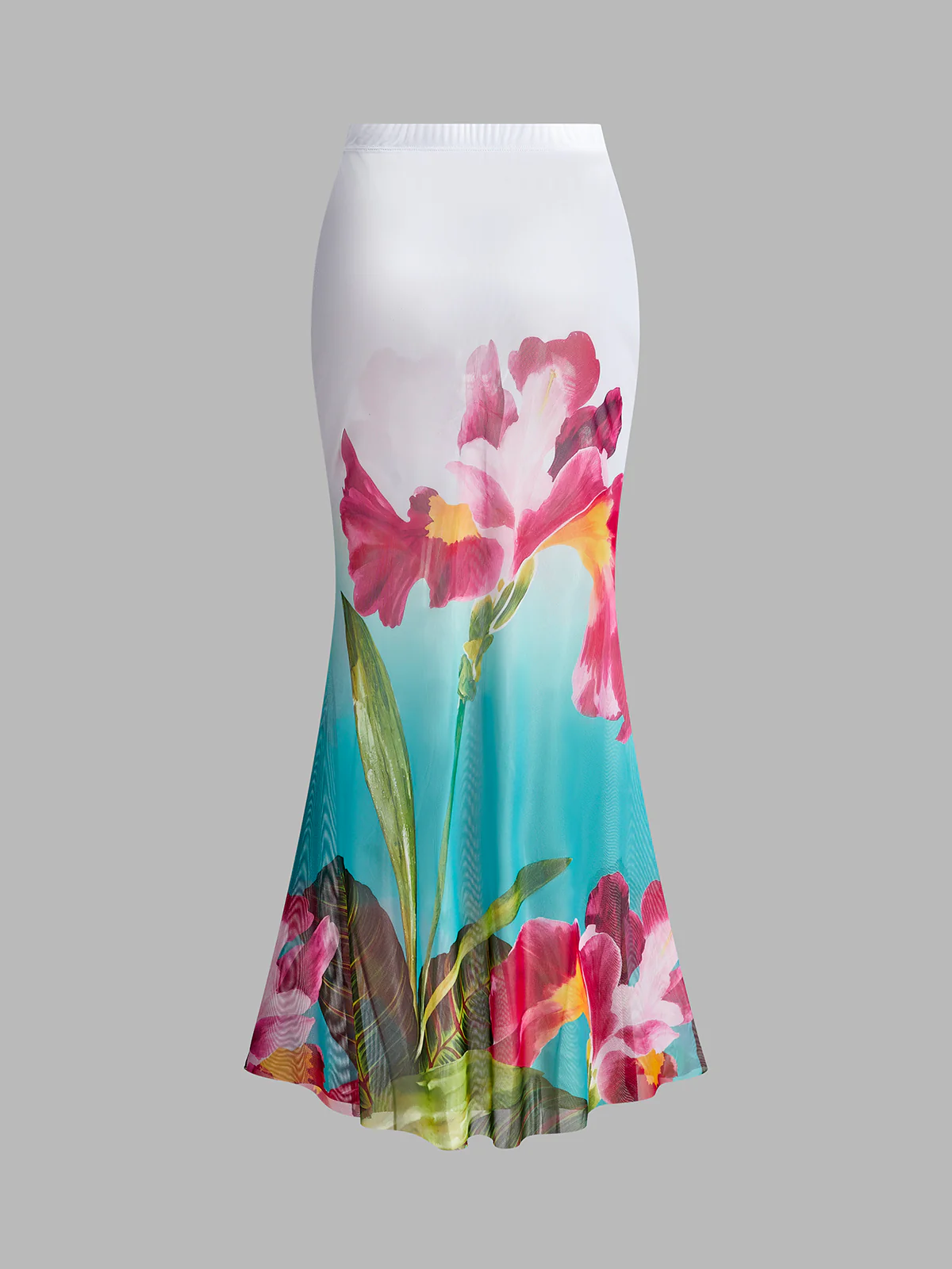 Floral Print Cover-up Skirt - Takermore