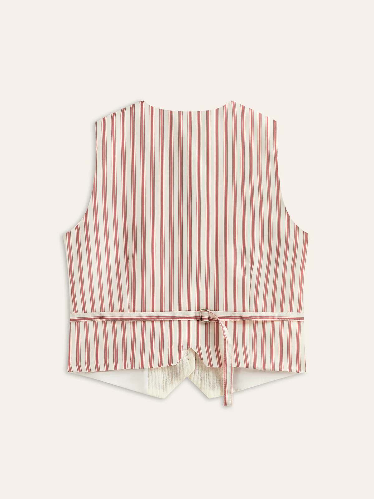 Boho Print Vest With Belt Back - Takermore