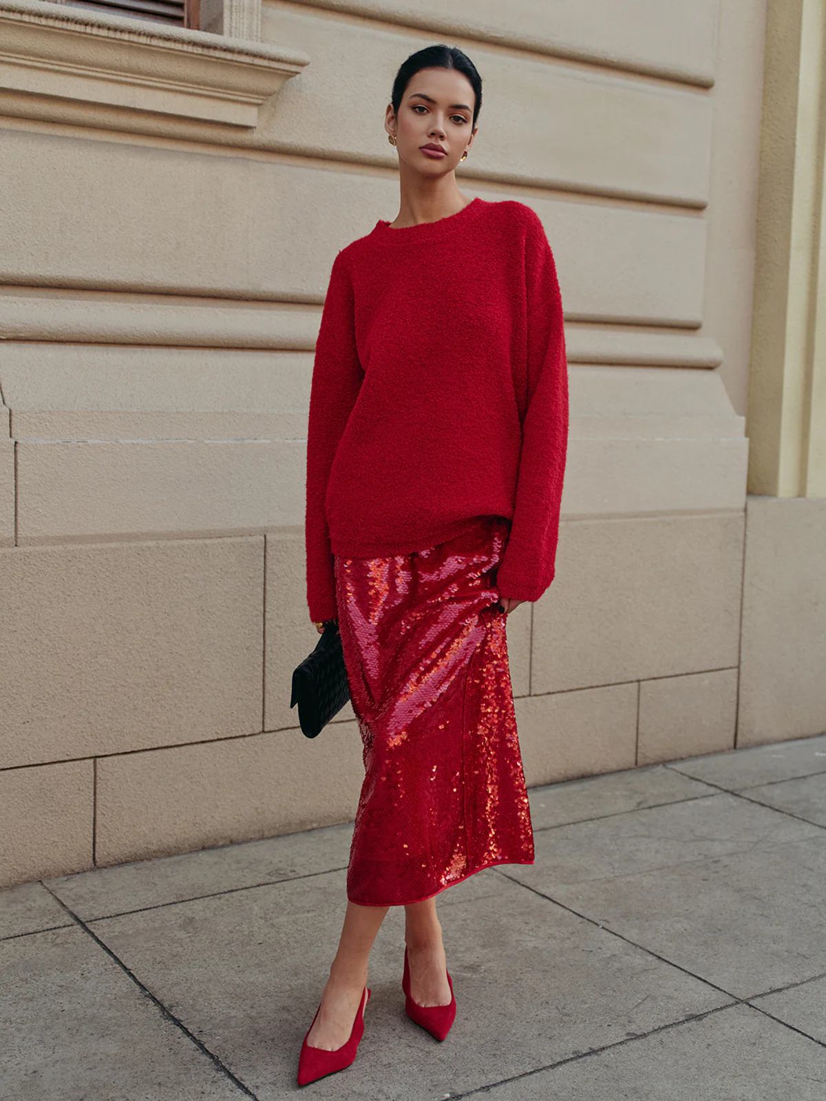 Elegant Wool-Blend Cozy Sweater - Takermore