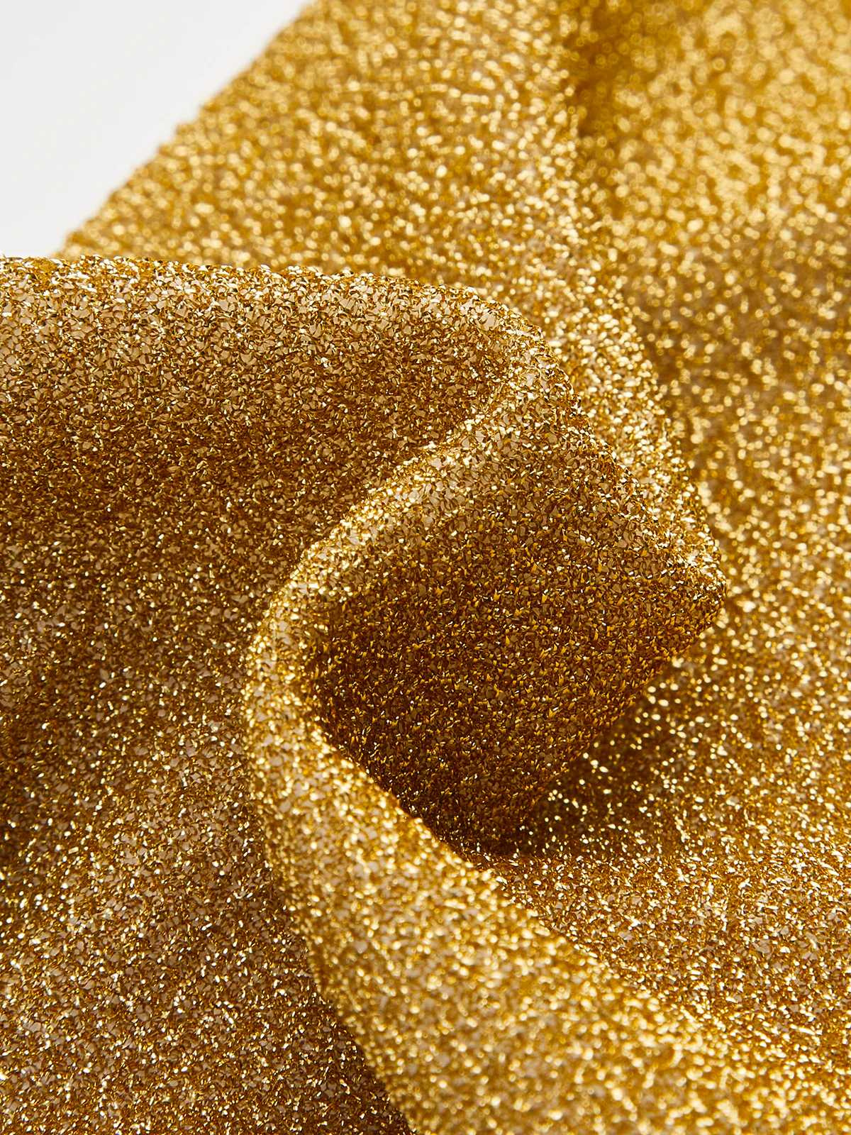 Gold Metallic Detail Bikini Bottom - Takermore