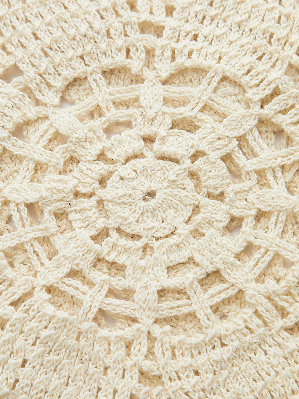 Embroidered Crochet Top - Takermore