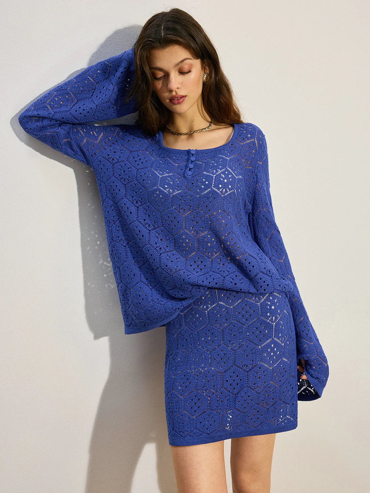 Oversized Knit Sweater Co-ords - Takermore