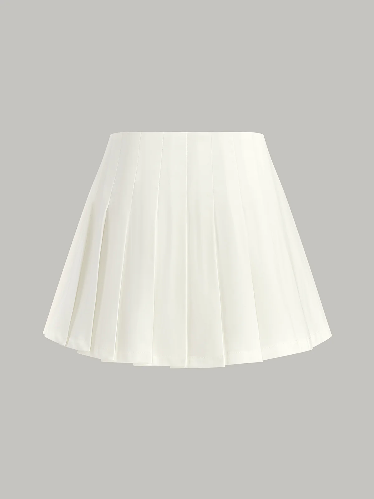 Mid-Waisted Pleated Skirt - Takermore