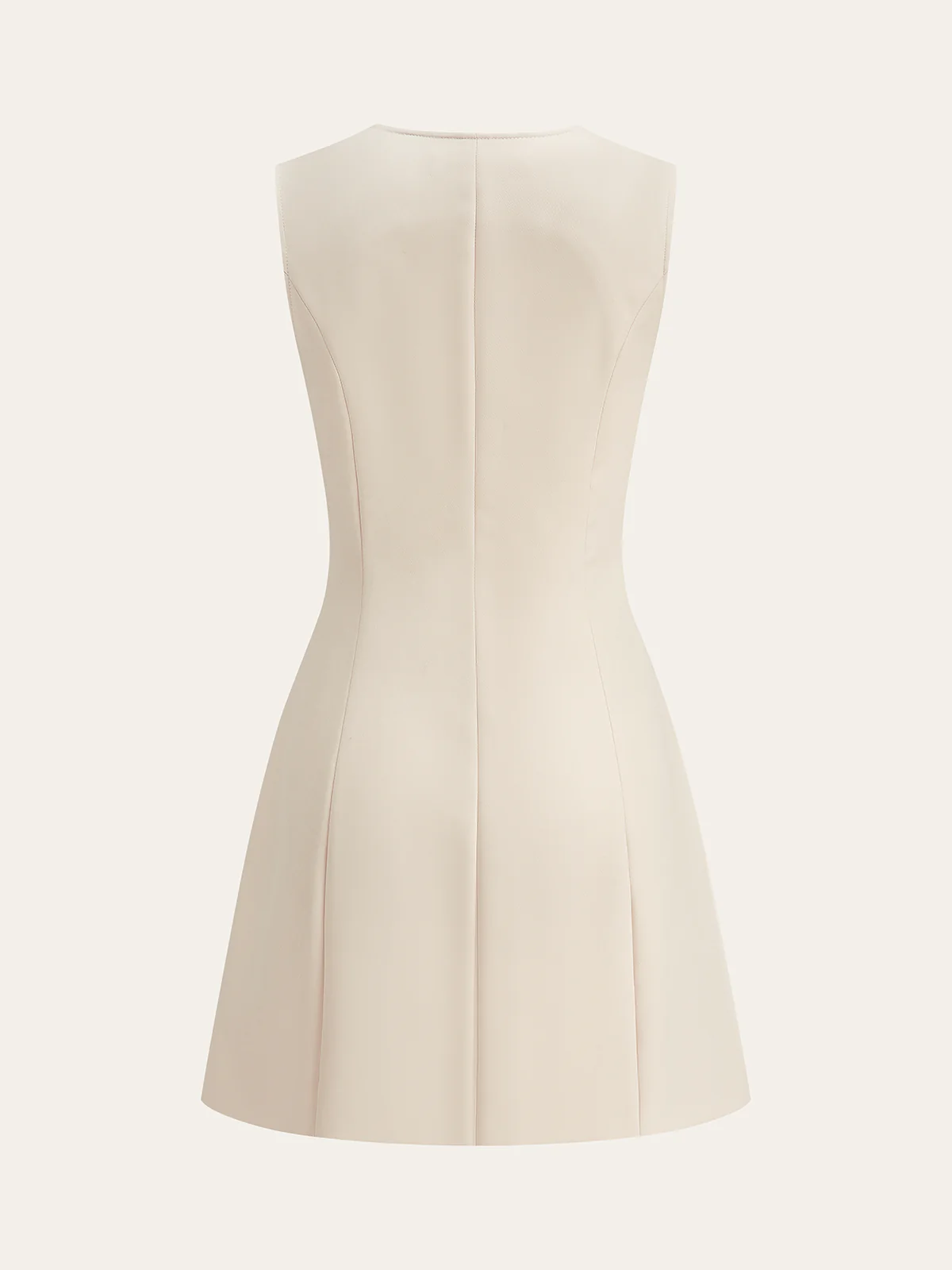 Pocketed Zip-Up Mini Dress - Takermore