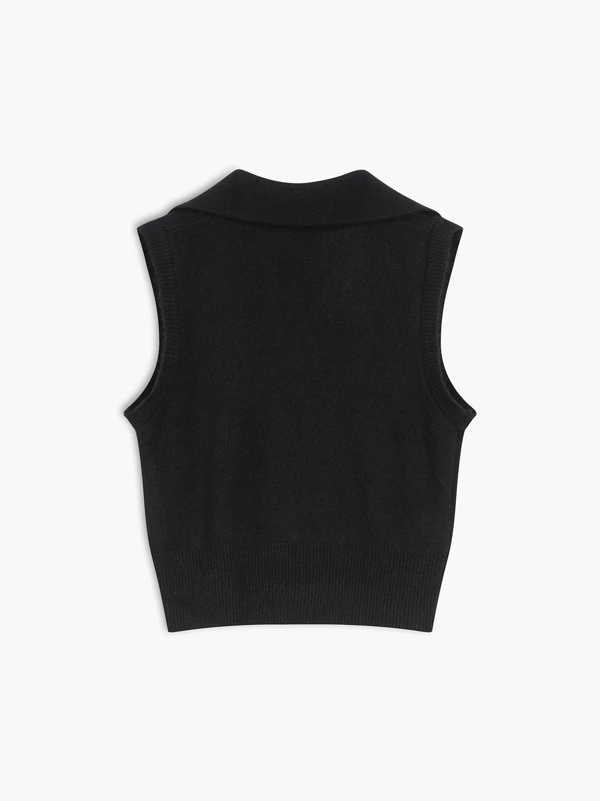 Basic V-Neck Sweater Vest - Takermore