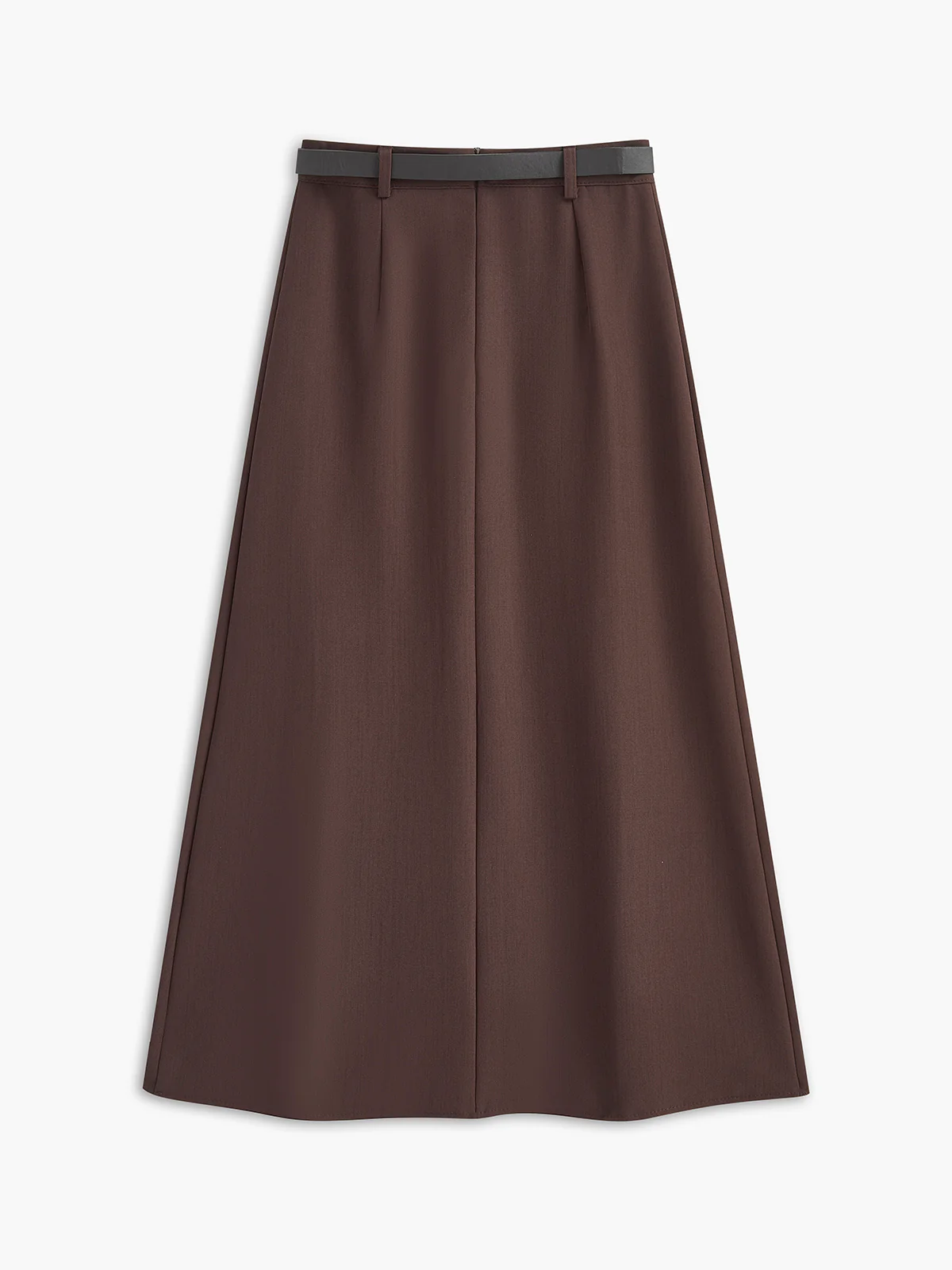 Utility Pleated Belted  Midi Skirt - Takermore