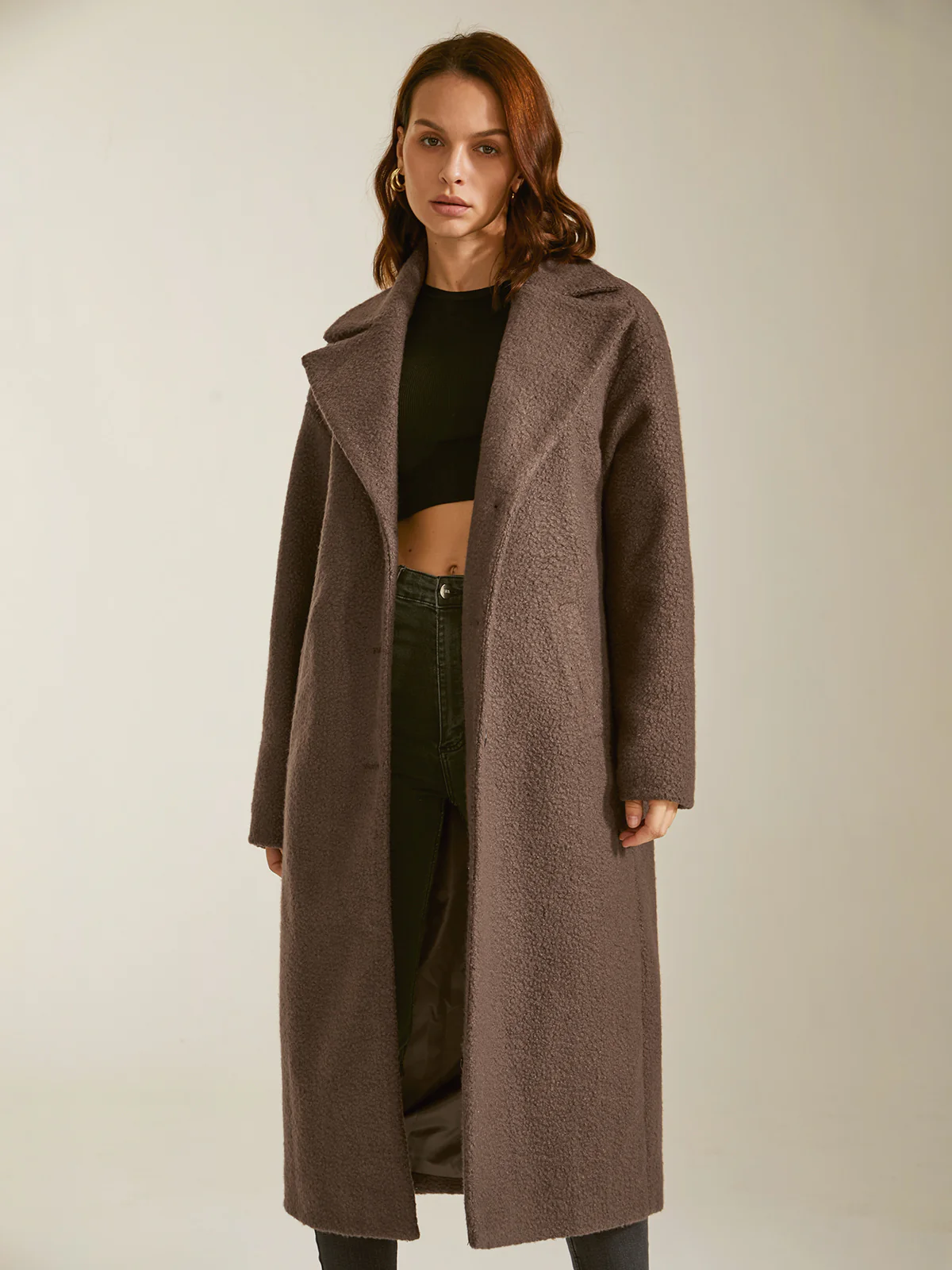 Oversized Essential Long Coat - Takermore