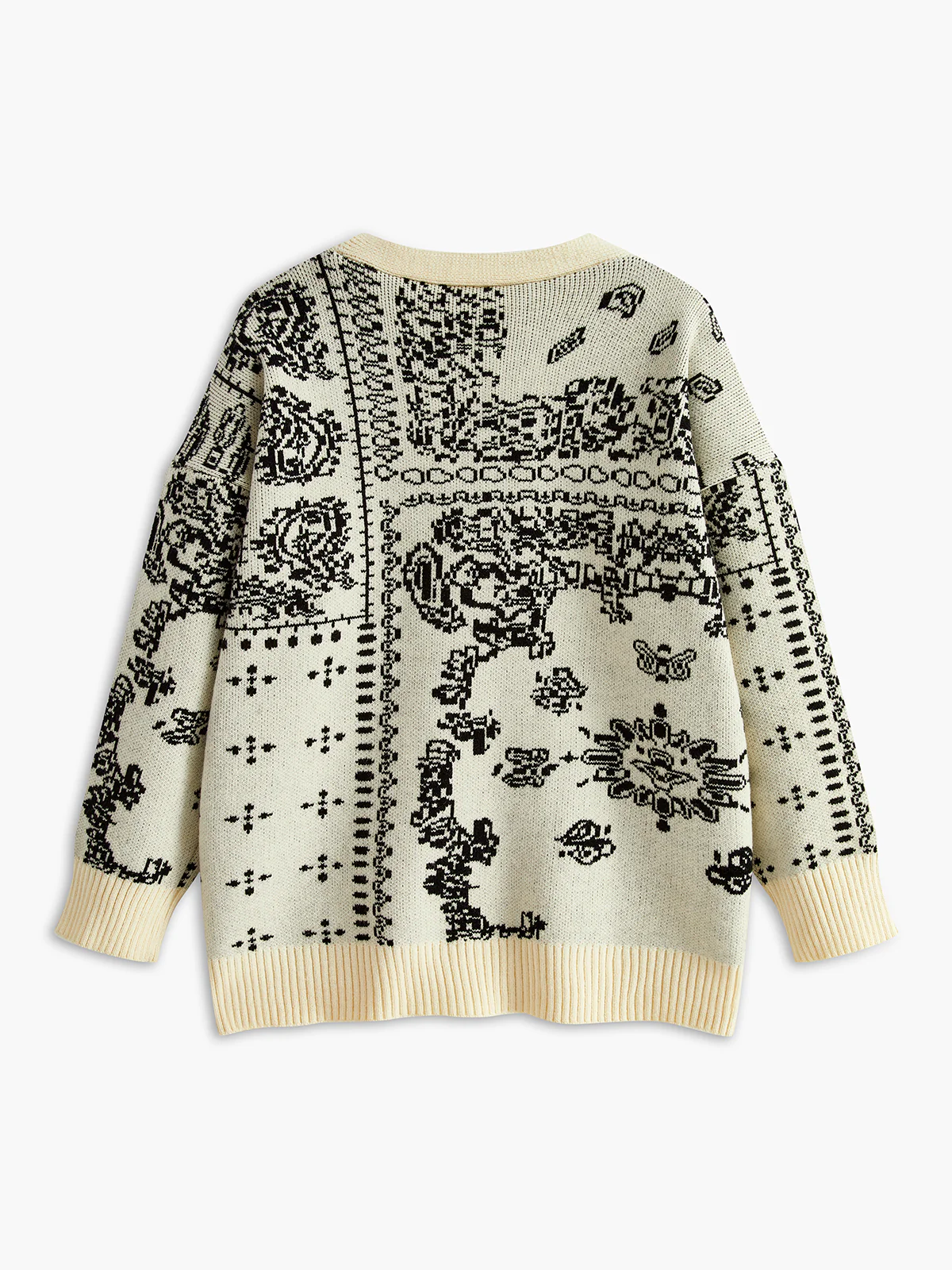 Vintage V-Neck Soft Knit Outerwear - Takermore