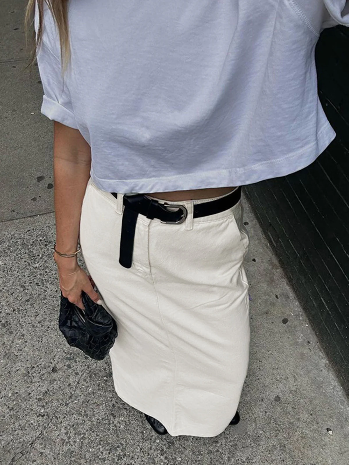 Parisian Slit Maxi Skirt - Takermore