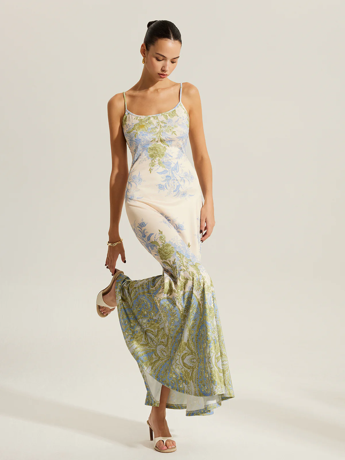 Floral Print Cami Dress - Takermore