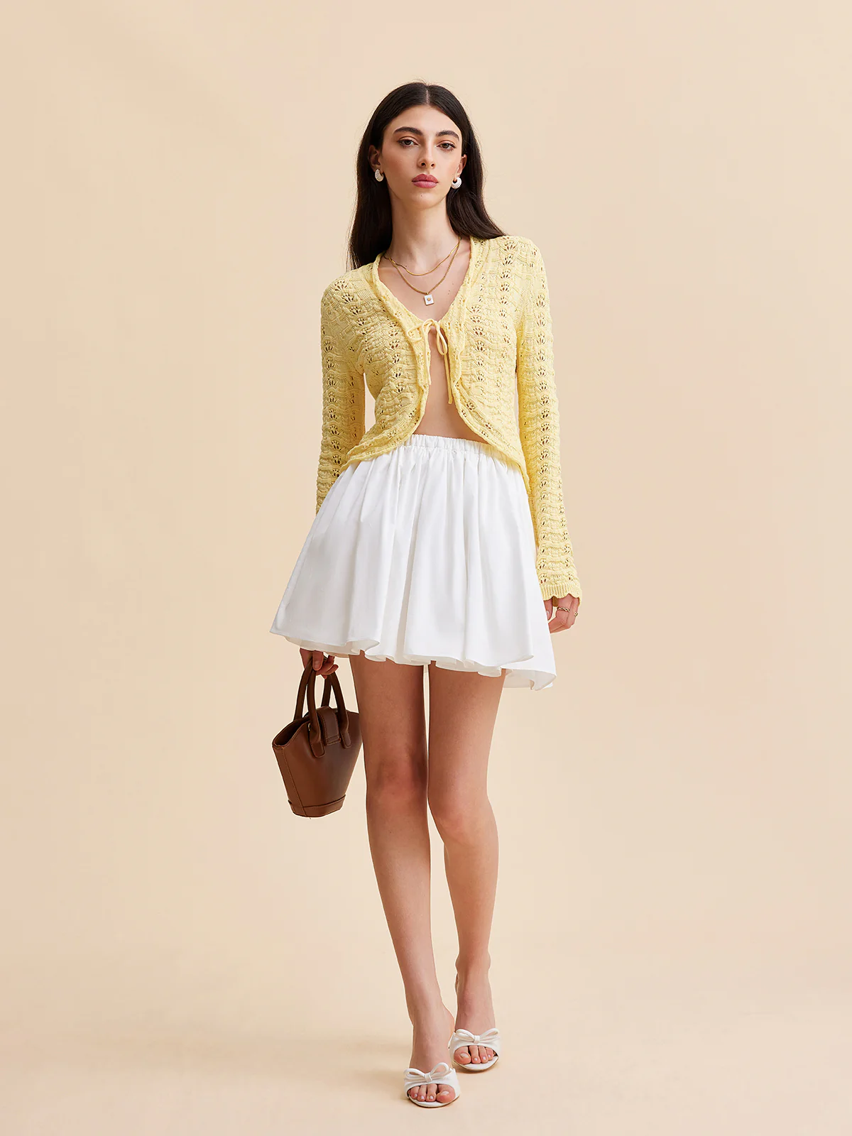 Cotton Pleated Skirt - Takermore