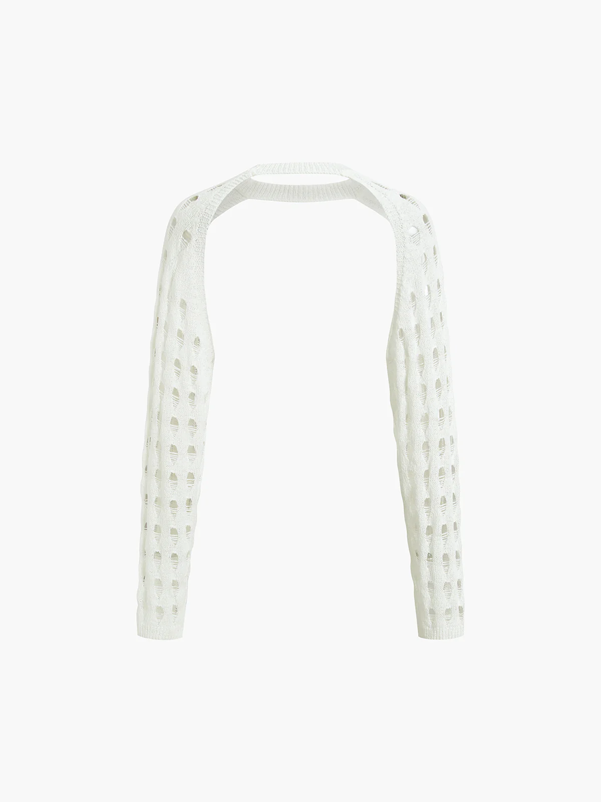 Open Knit Crochet Shrug - Takermore