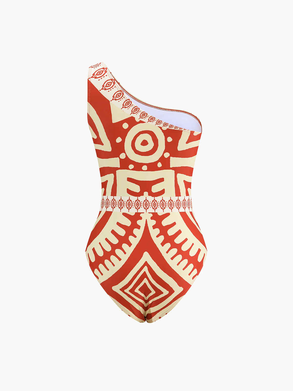 Tropical Print One Piece Swimsuit - Takermore