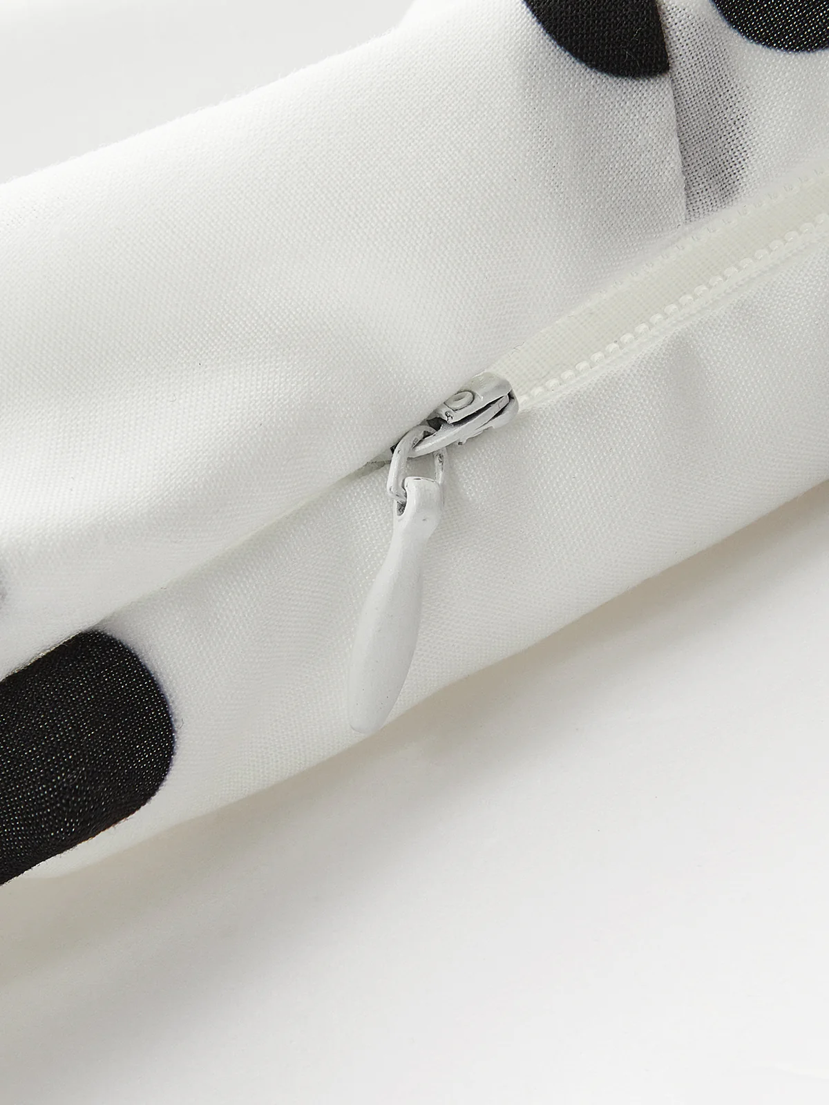 Polka Dot Bow Halter Zipper Dress - Takermore