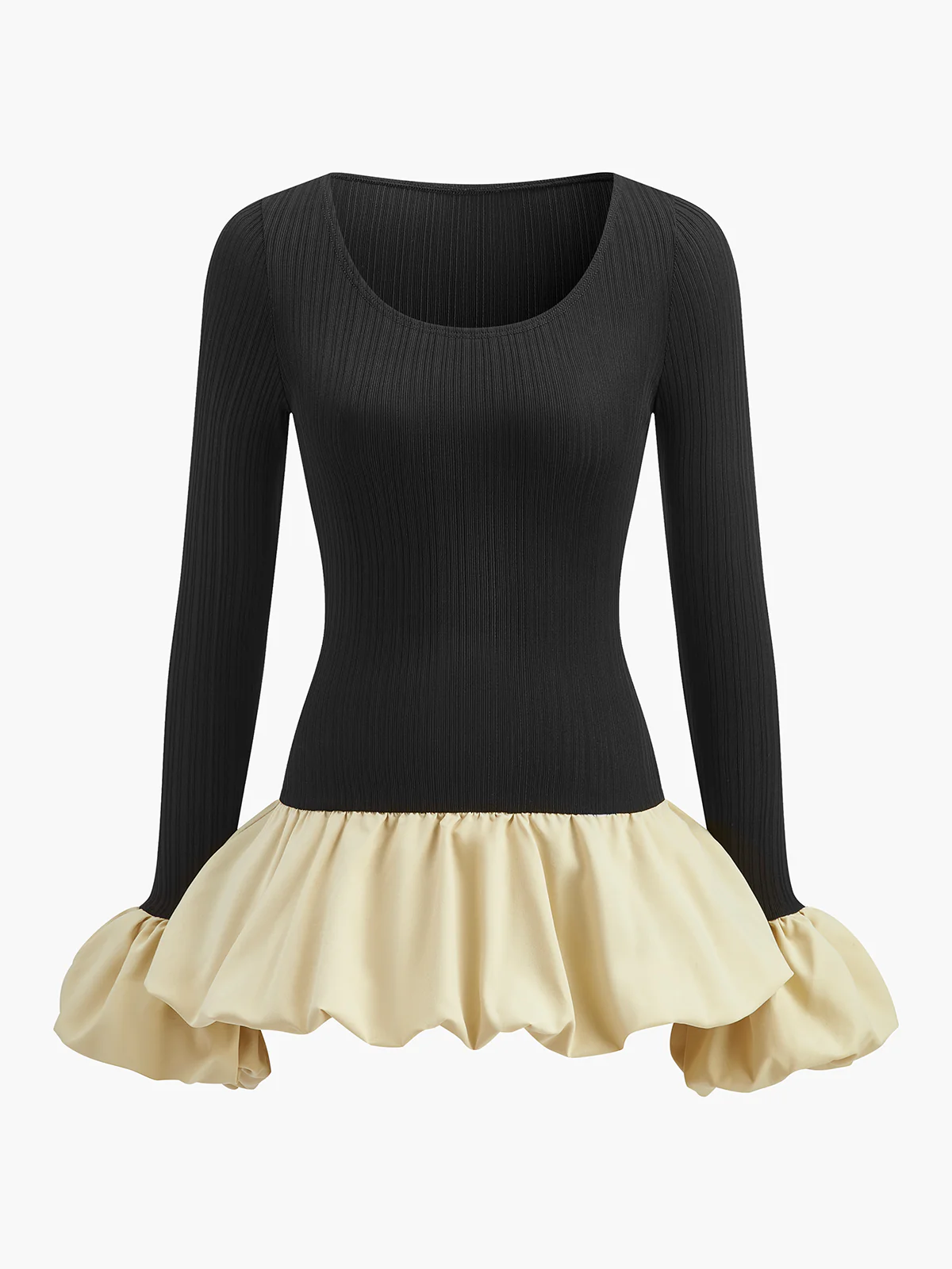 Bud Waist Panel Short Dress - Takermore