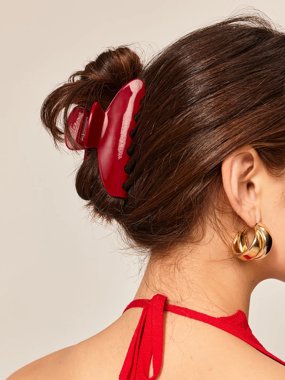 Retro Glossy Hair Claw - Takermore