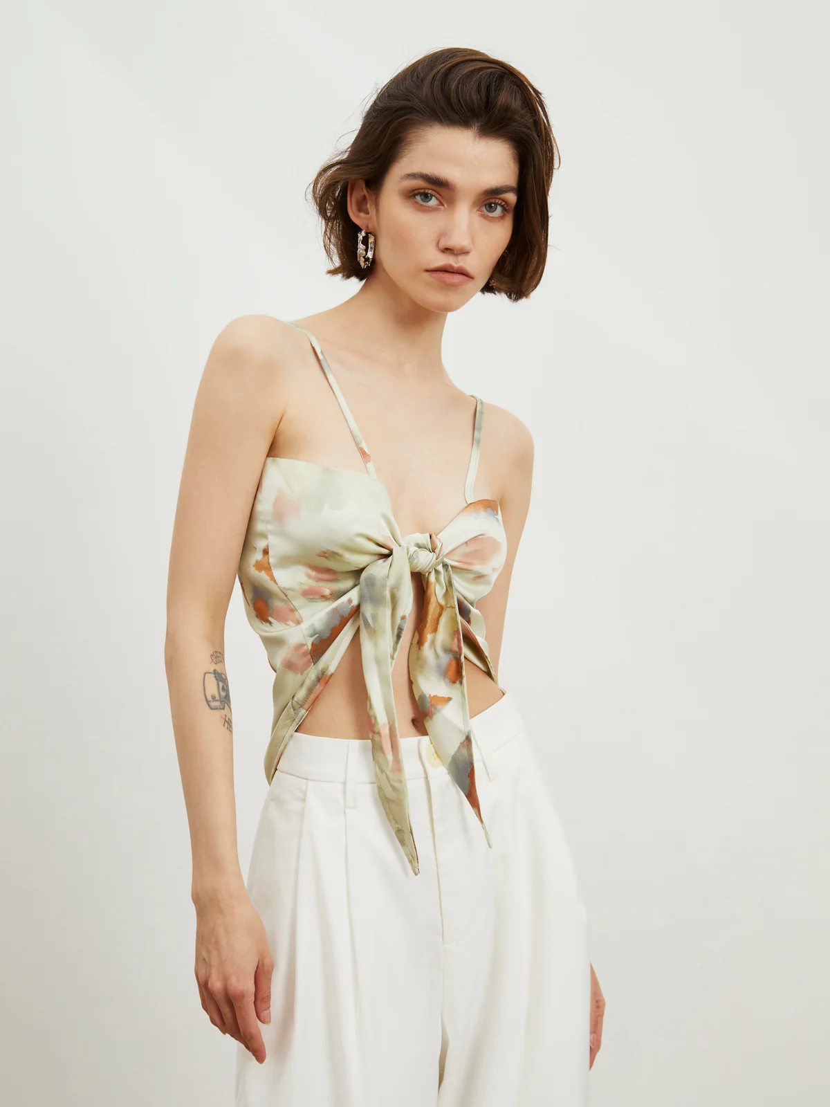 Double Sided Tie Dye Satin Cami Top - Takermore