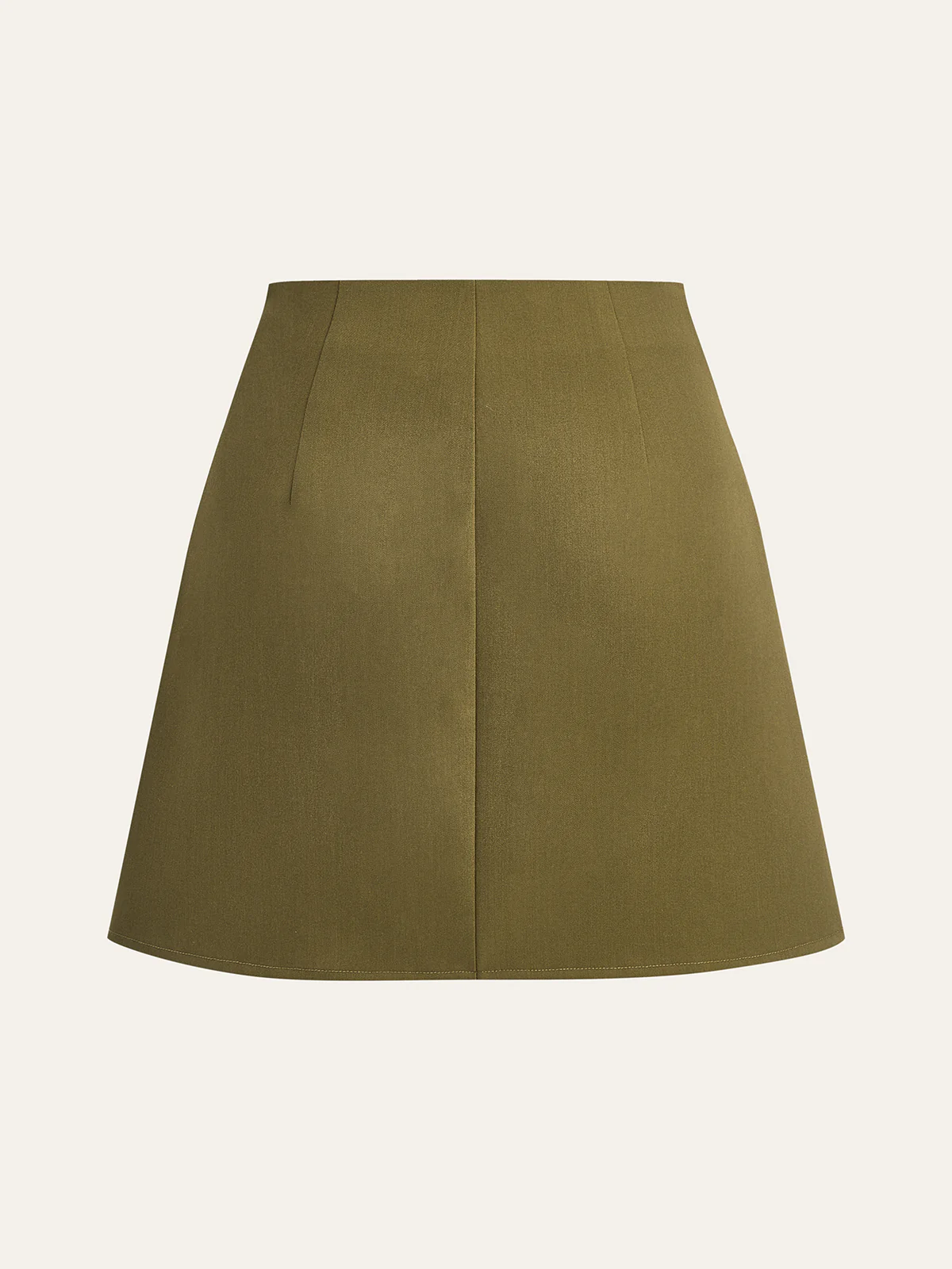 Pocketed Wrap Pleated Skirt - Takermore