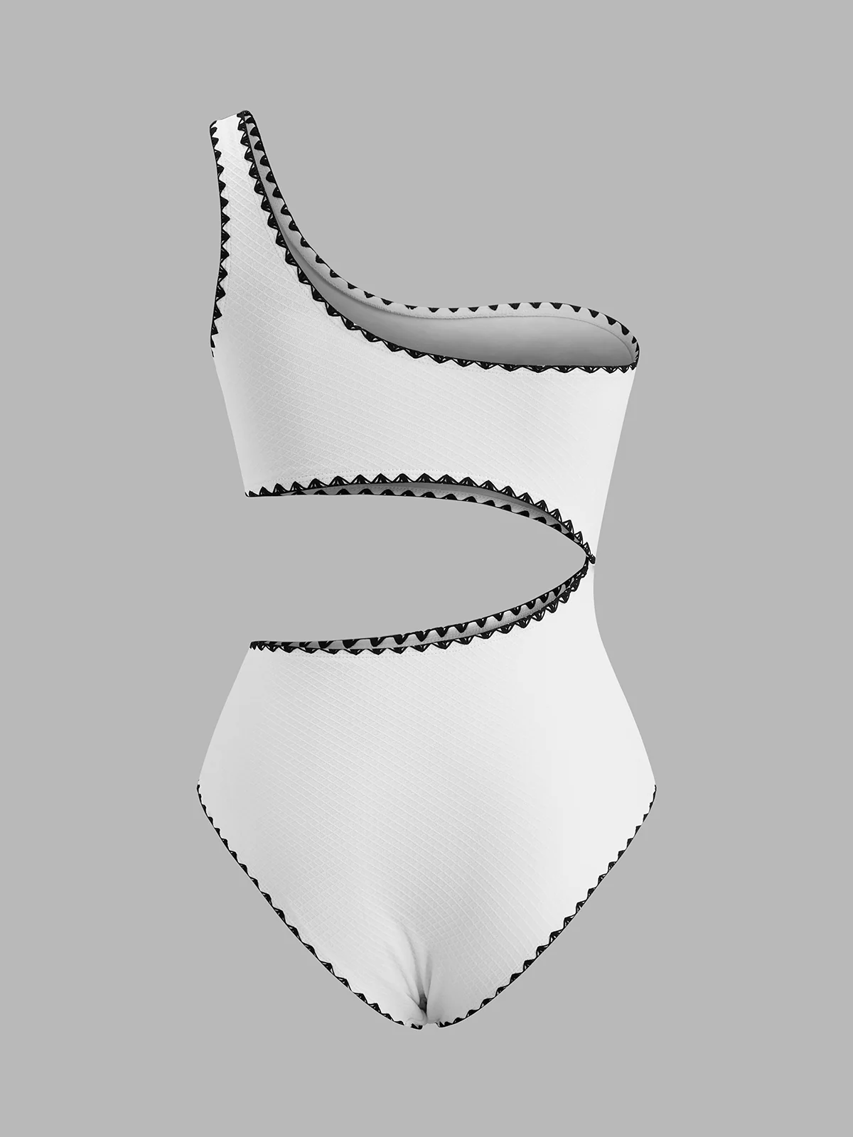 One-Shoulder Cutout Swimsuit - Takermore