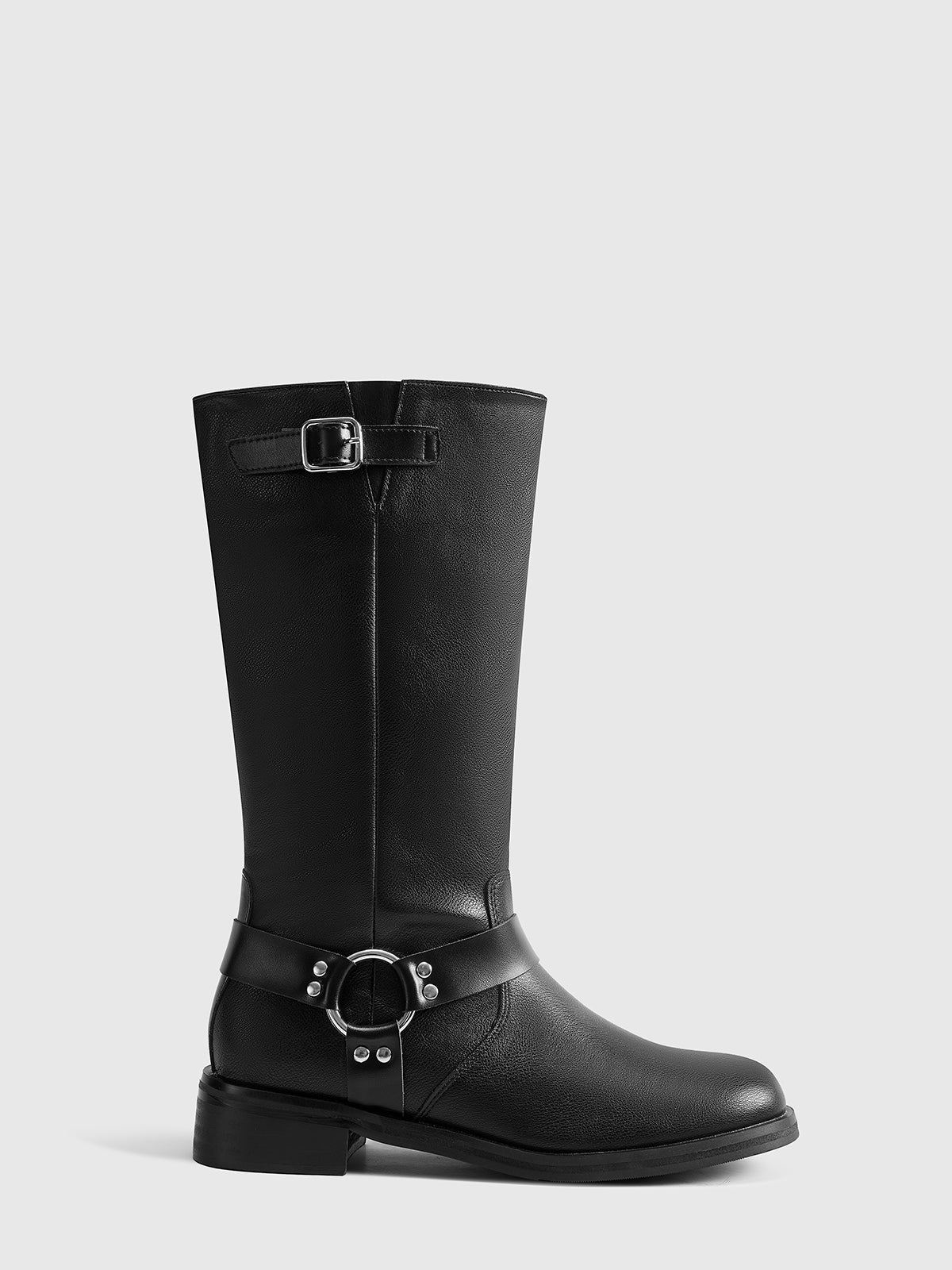 Retro Buckle Knight Boots - Takermore