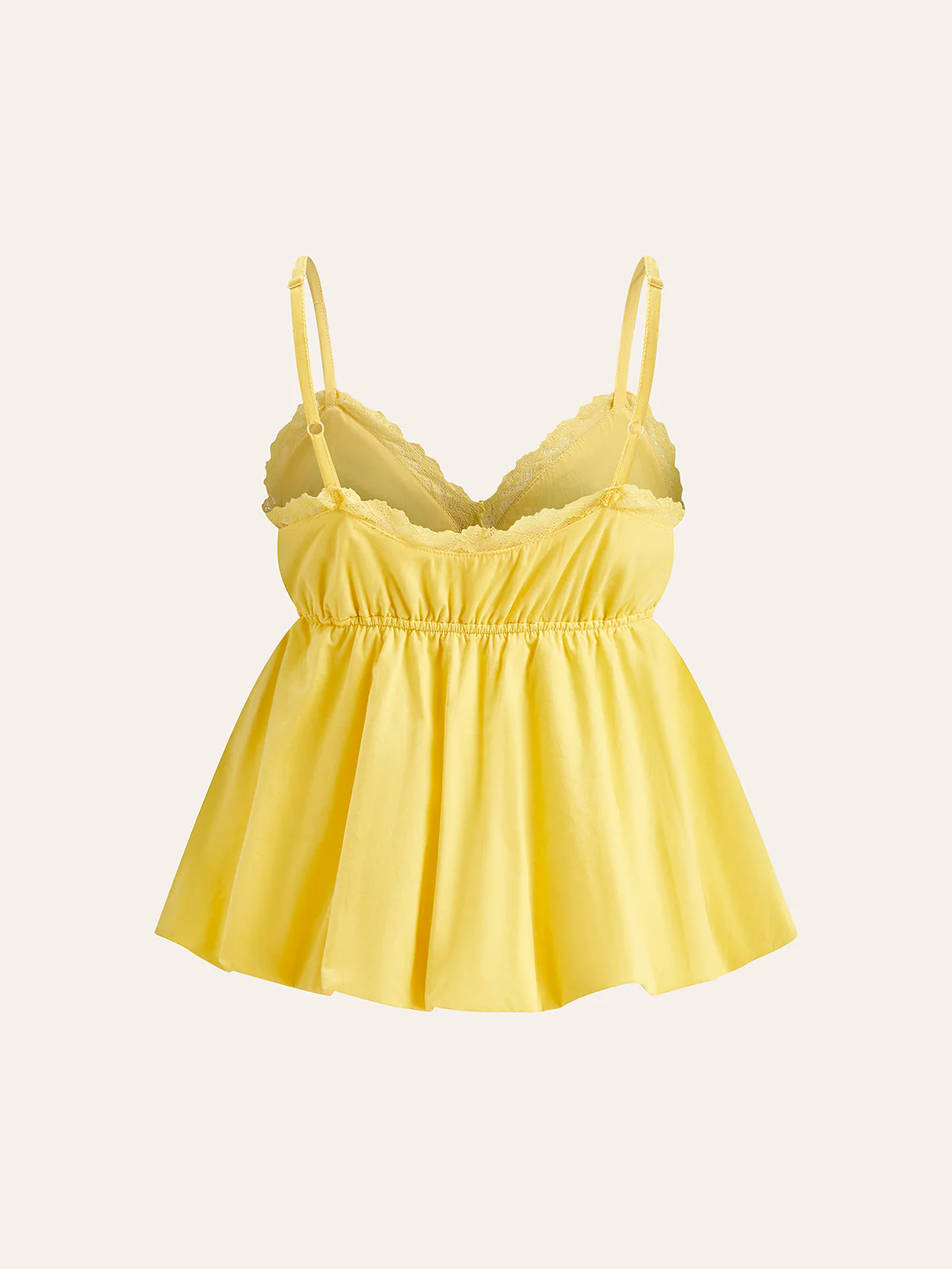 Lace-Trimmed V-Neck Cami Top - Takermore