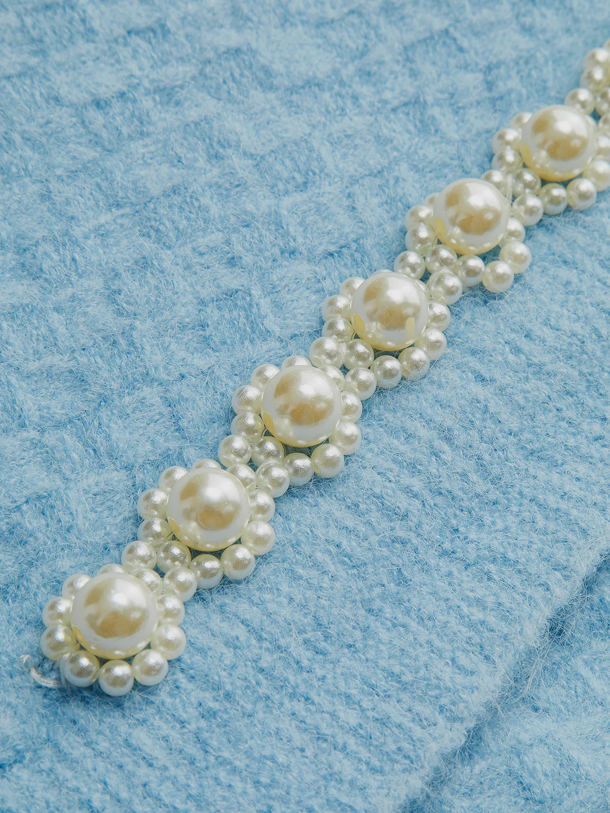 Pearl Beaded Criss Cross Sweater Vest - Takermore