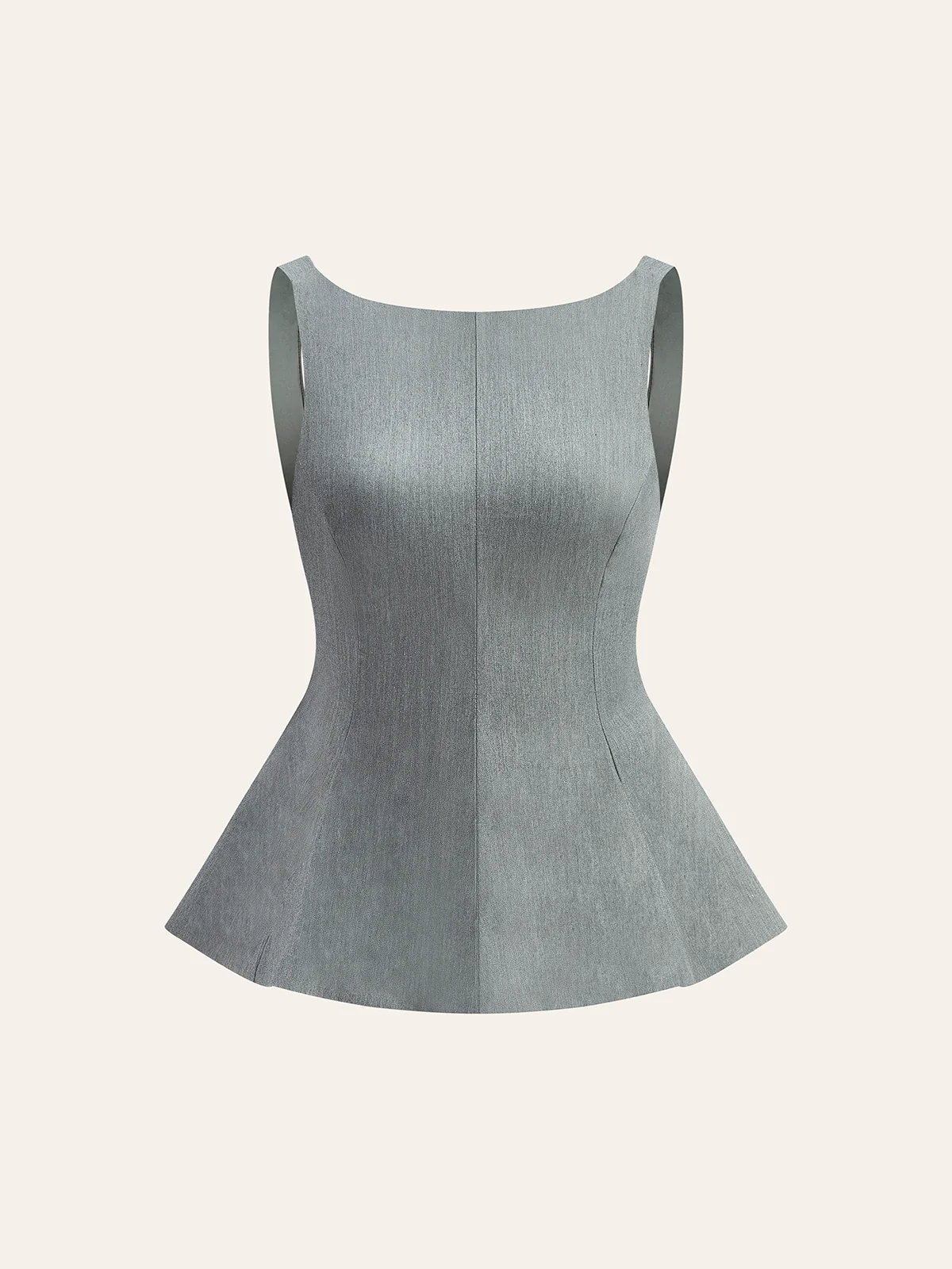Bow Detail Peplum Top - Takermore