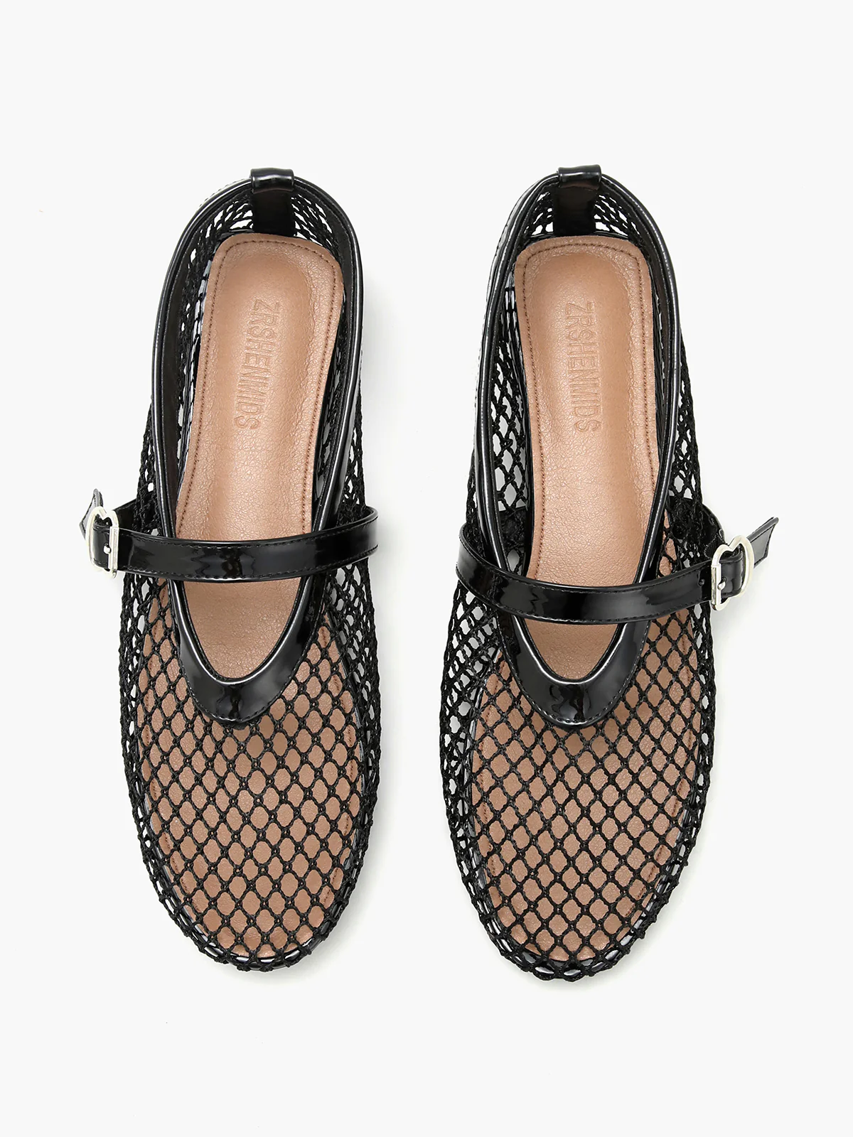 Fishnet Ballet Flats - Takermore