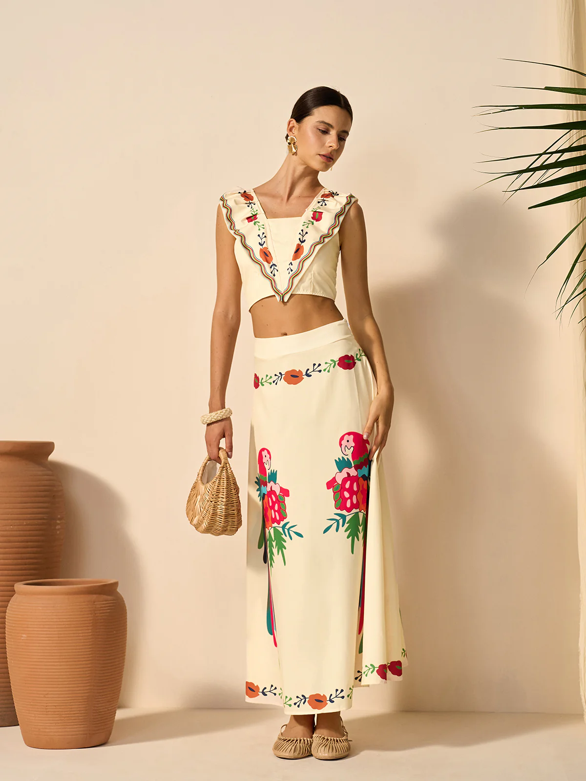 Boho Print Skirt Set - Takermore