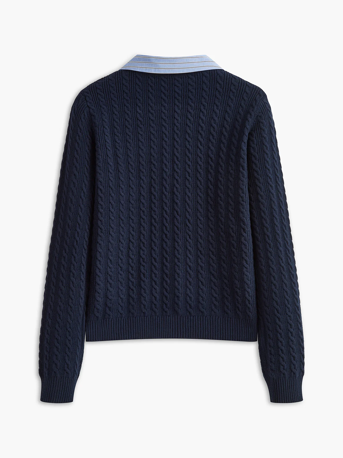 Cable-Knit Button Panel Cardigan - Takermore