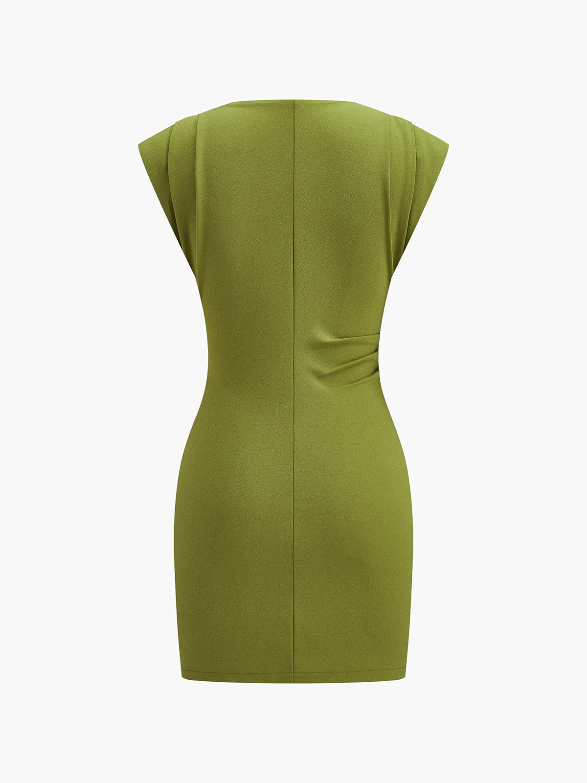Draped Detail Sleeveless Dress - Takermore
