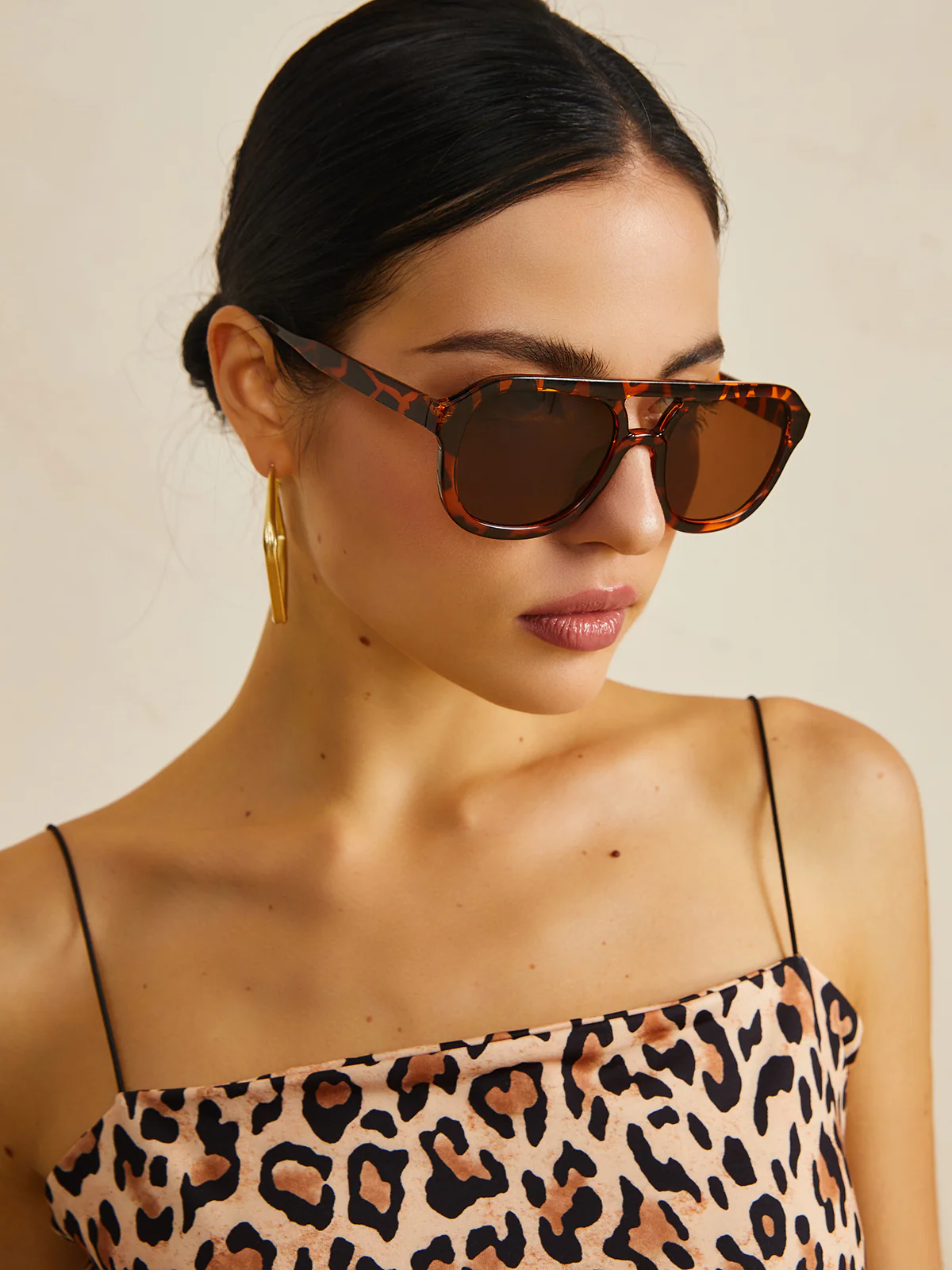 Leopard Print Sunglasses - Takermore