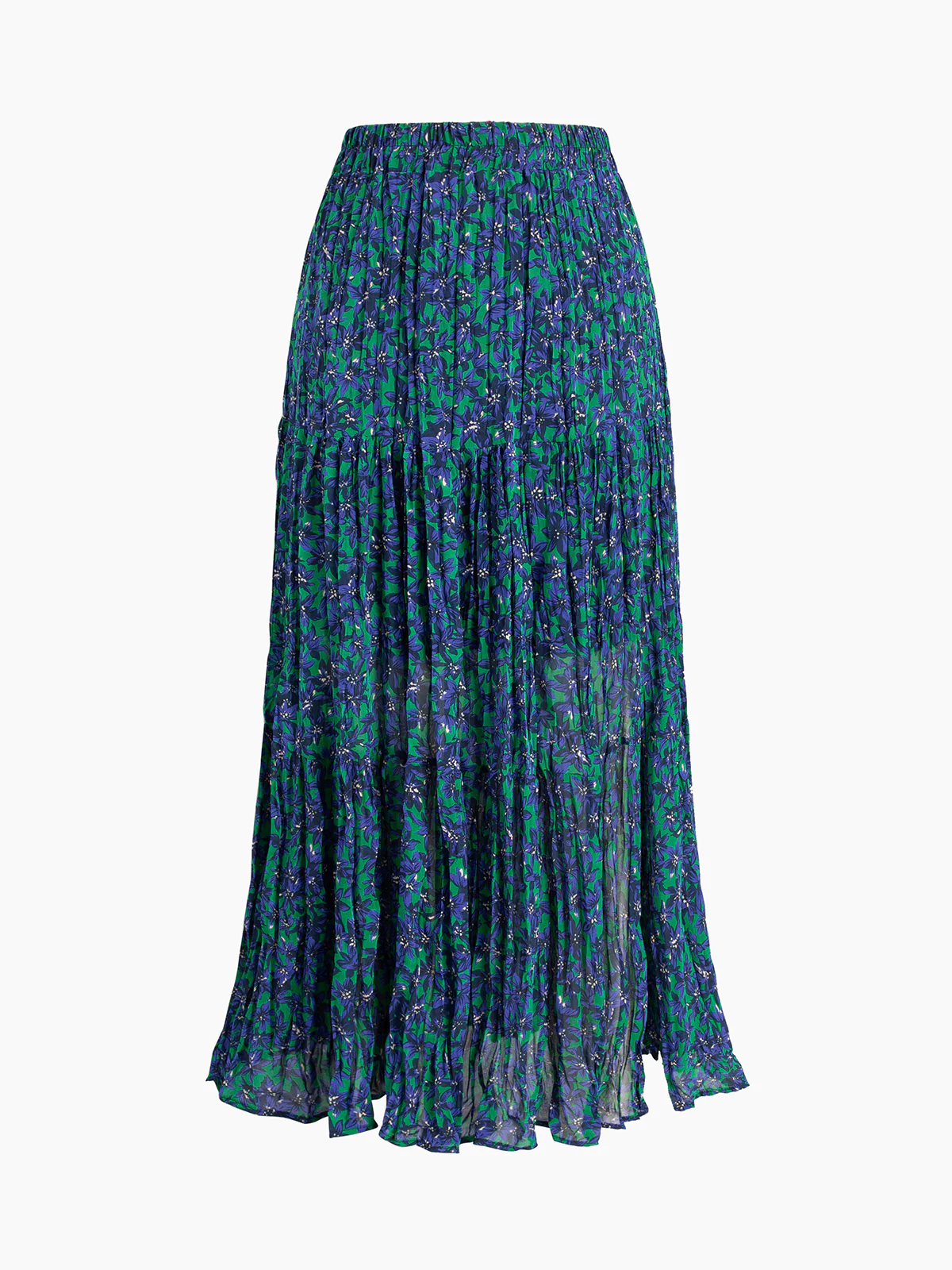 Orchid Pleat Long Skirt - Takermore